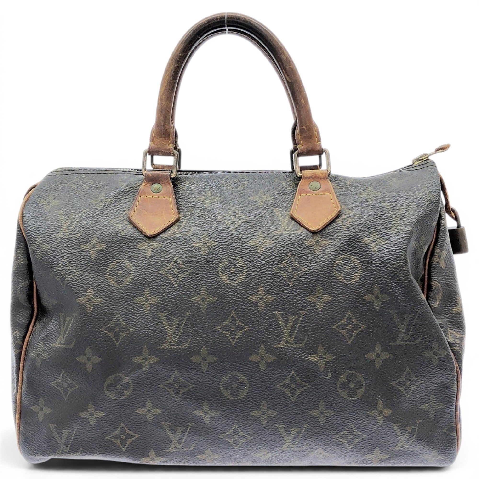 Speedy leather handbag