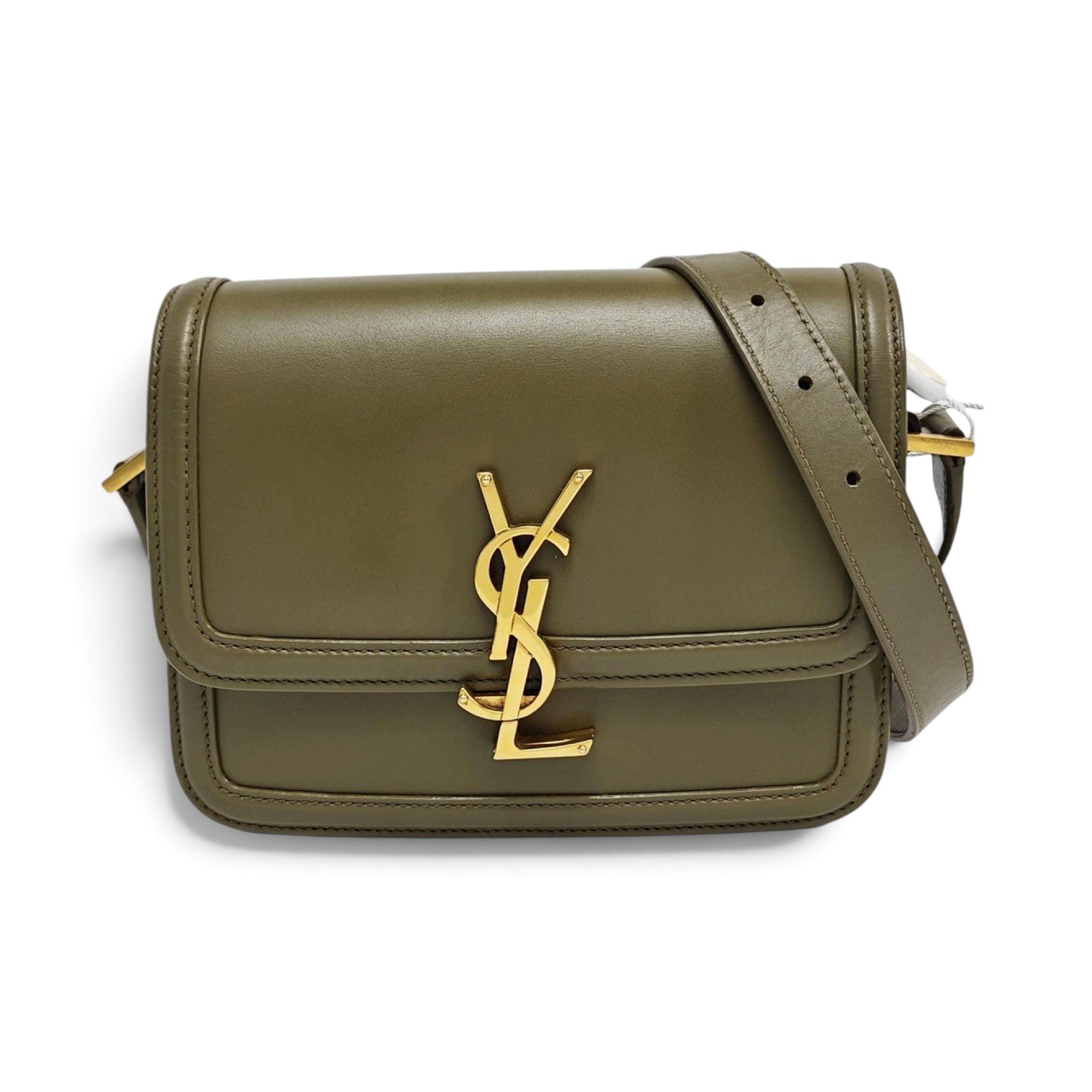 Solférino leather handbag