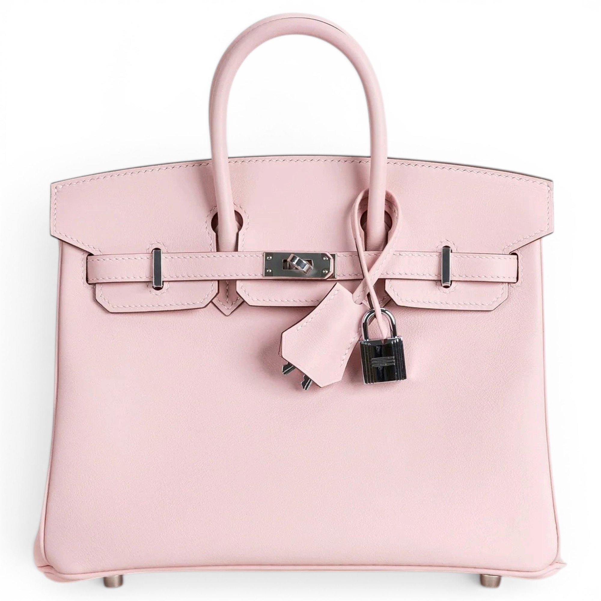 Birkin 25 leather handbag