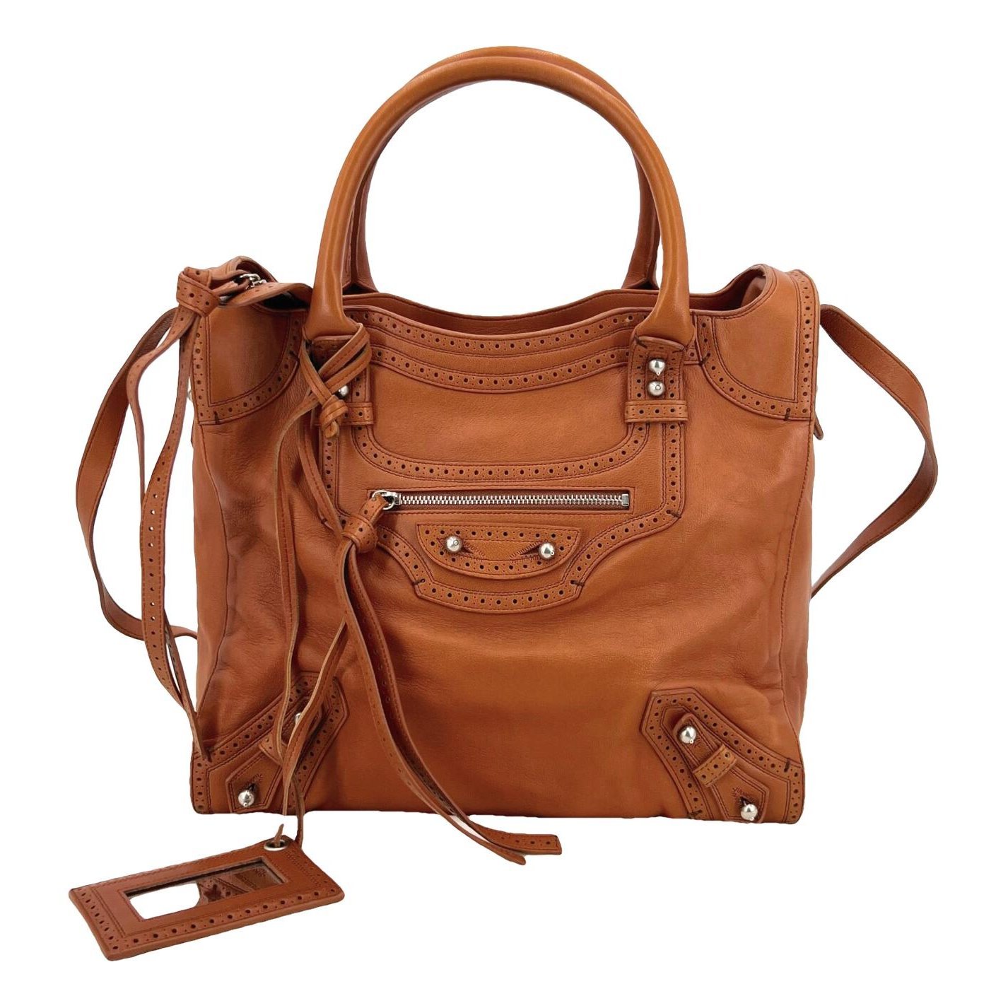 Vélo leather handbag