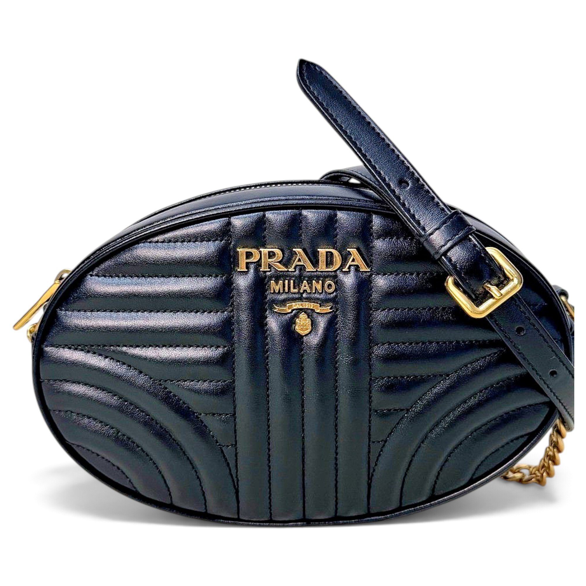Prada Diagramme leather crossbody bag