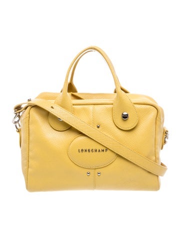Longchamp Leather Top Handle Bag