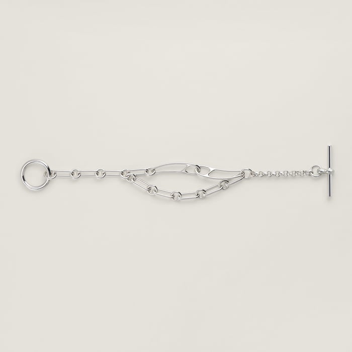 Sans Coloris Chaine d'Ancre Punk Bracelet, Small Model