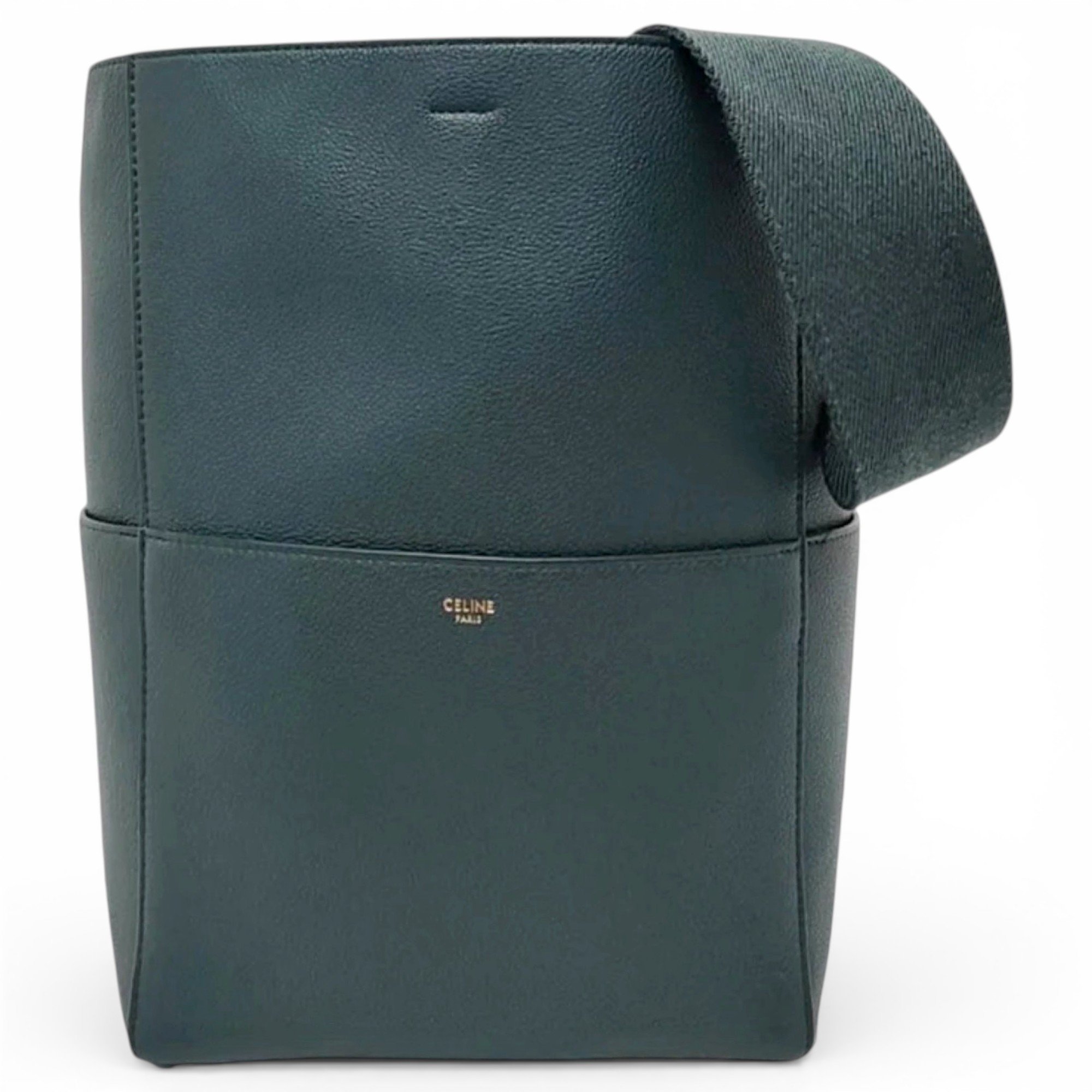 Seau Sangle leather handbag