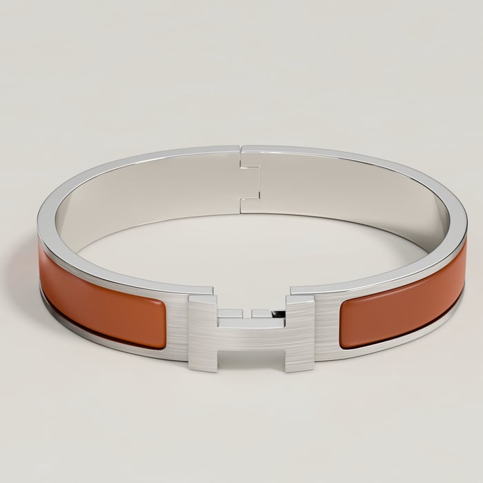 Gold Mat Clic Hh Bracelet