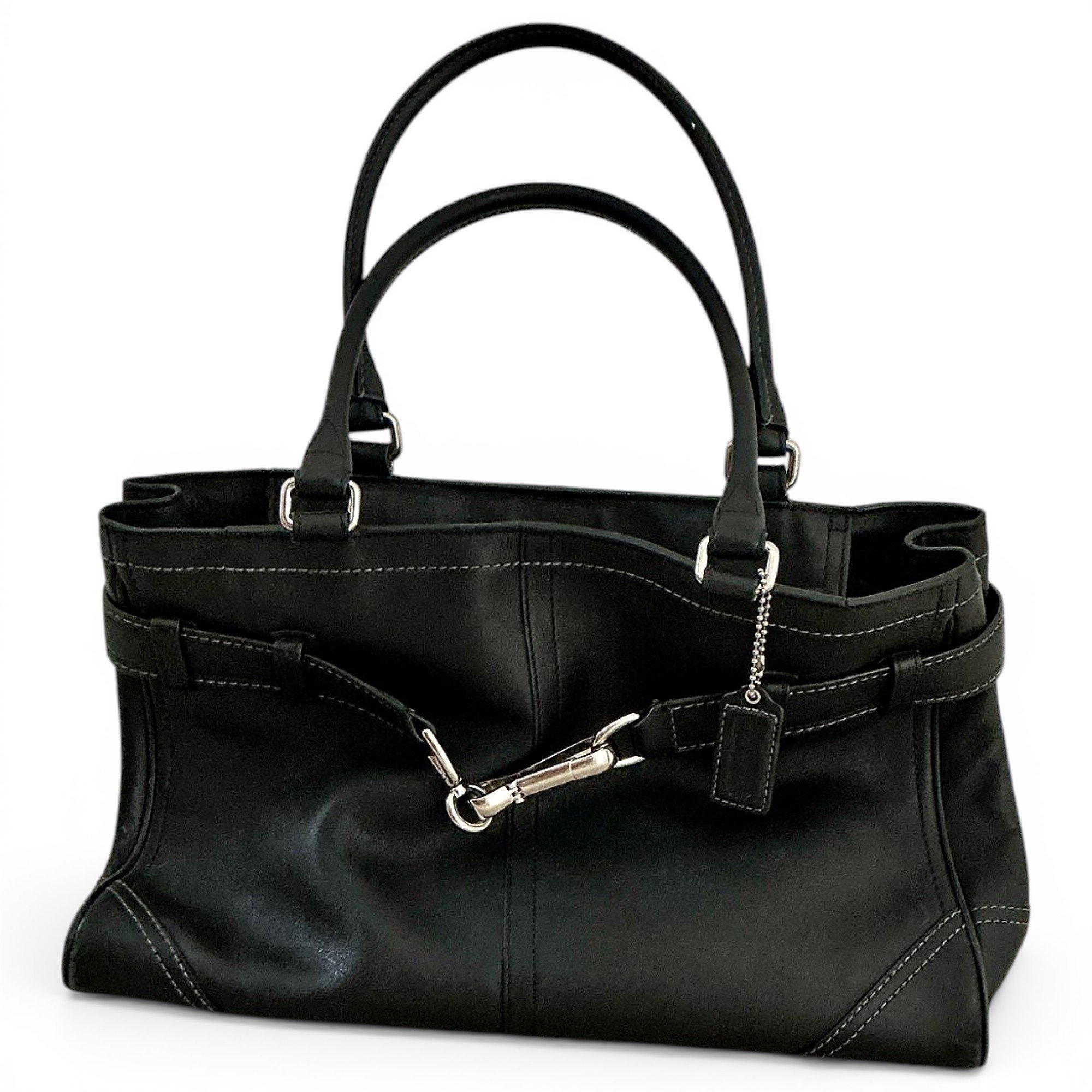Leather tote