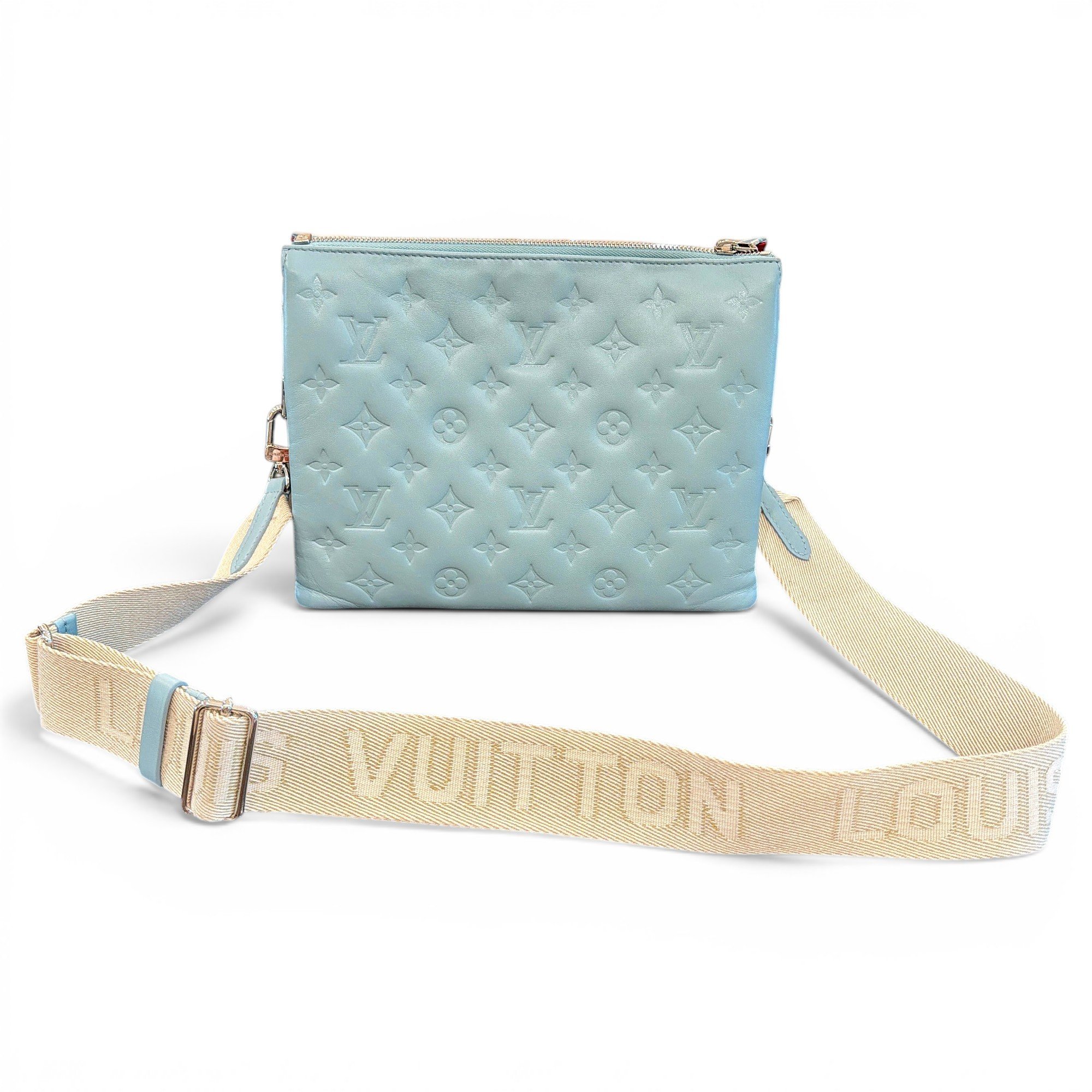 Coussin leather handbag