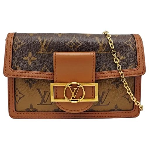 Dauphine leather crossbody bag