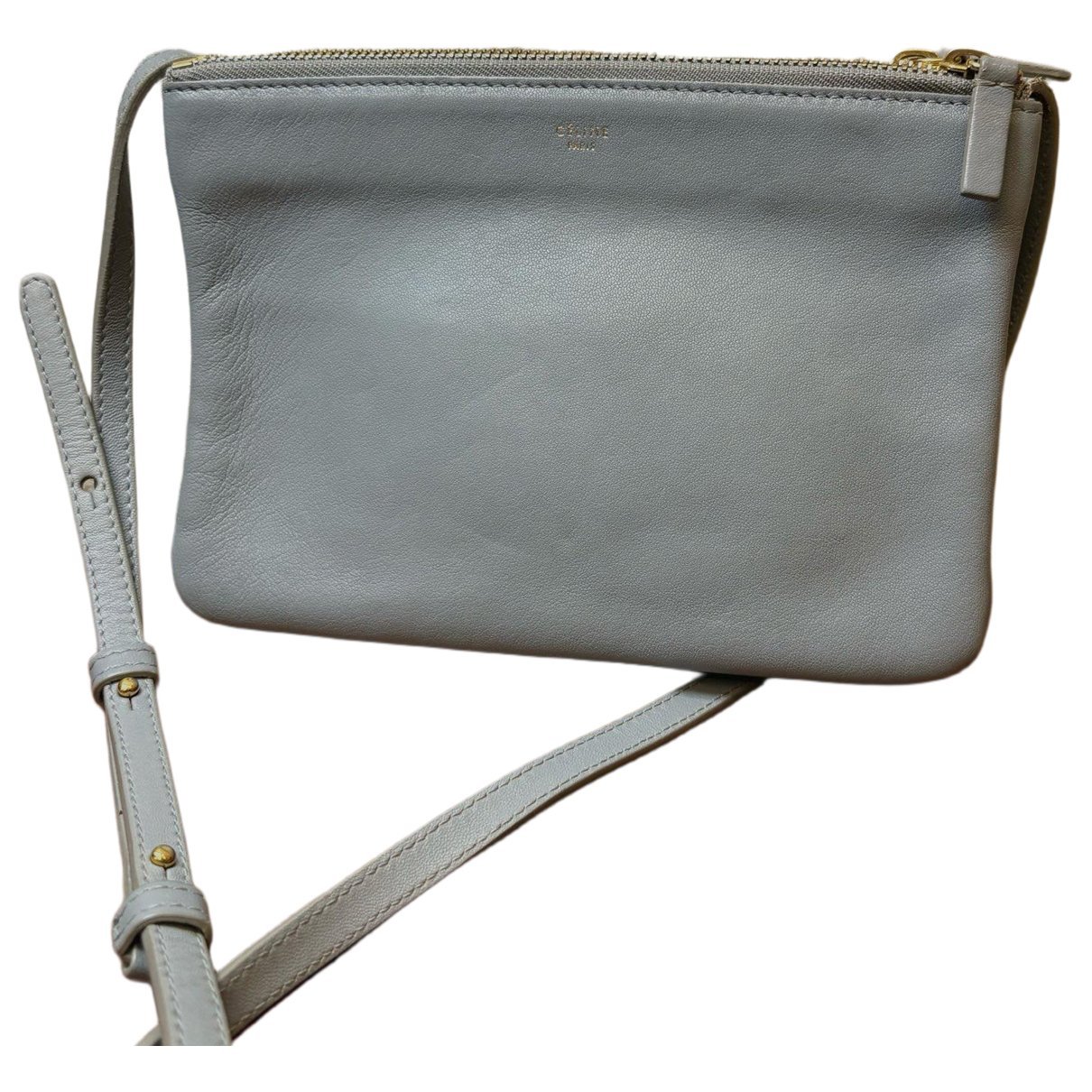 Trio leather crossbody bag