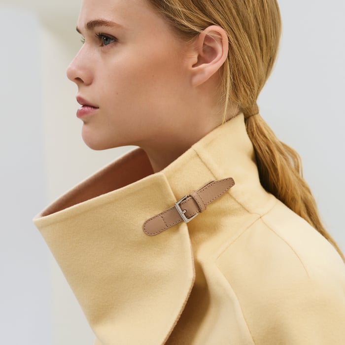 Jaune Aurore Cashmere Coat