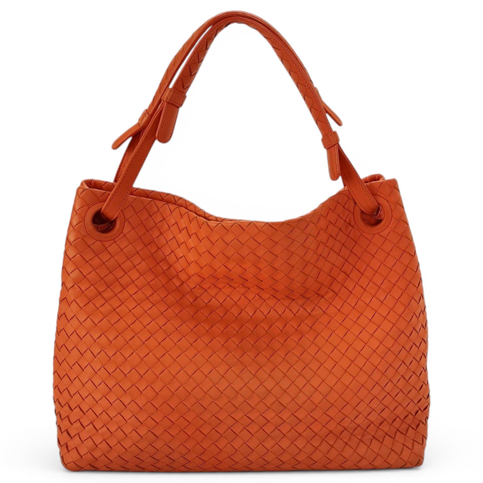 Parachute leather handbag