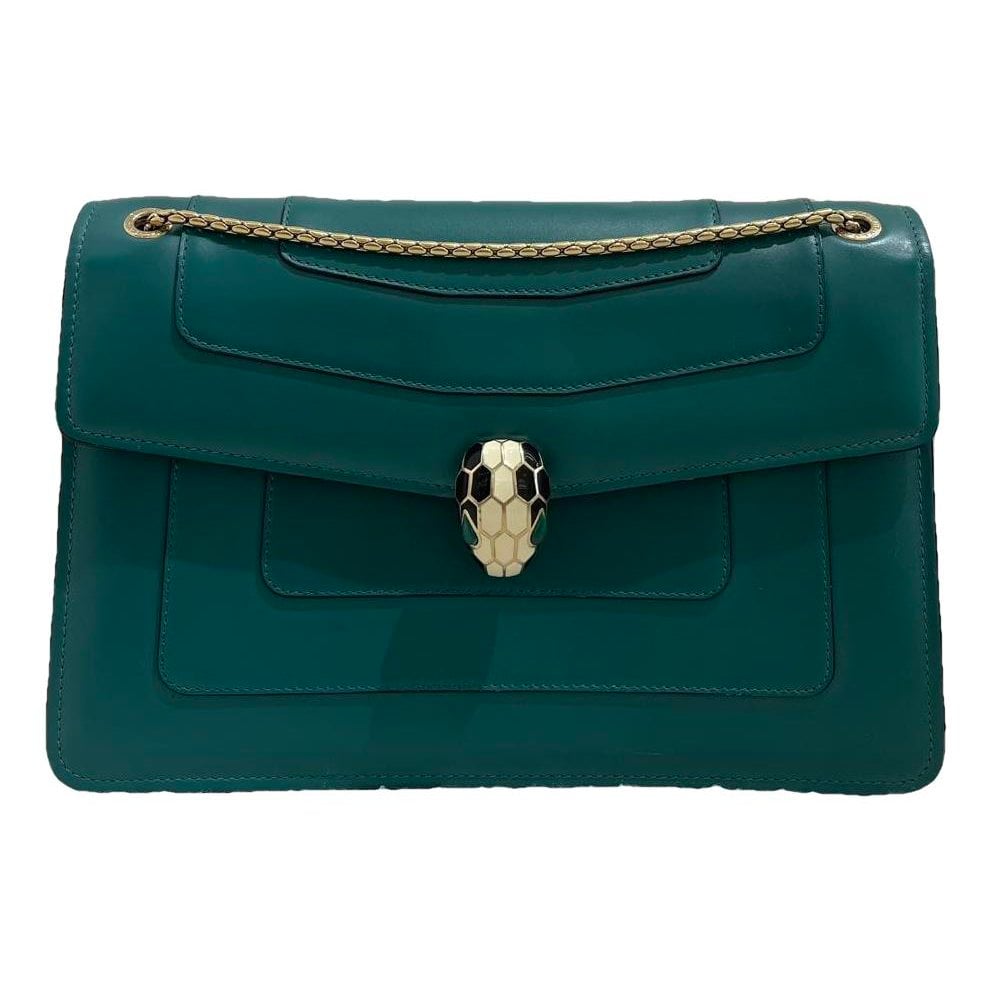 Serpenti leather handbag