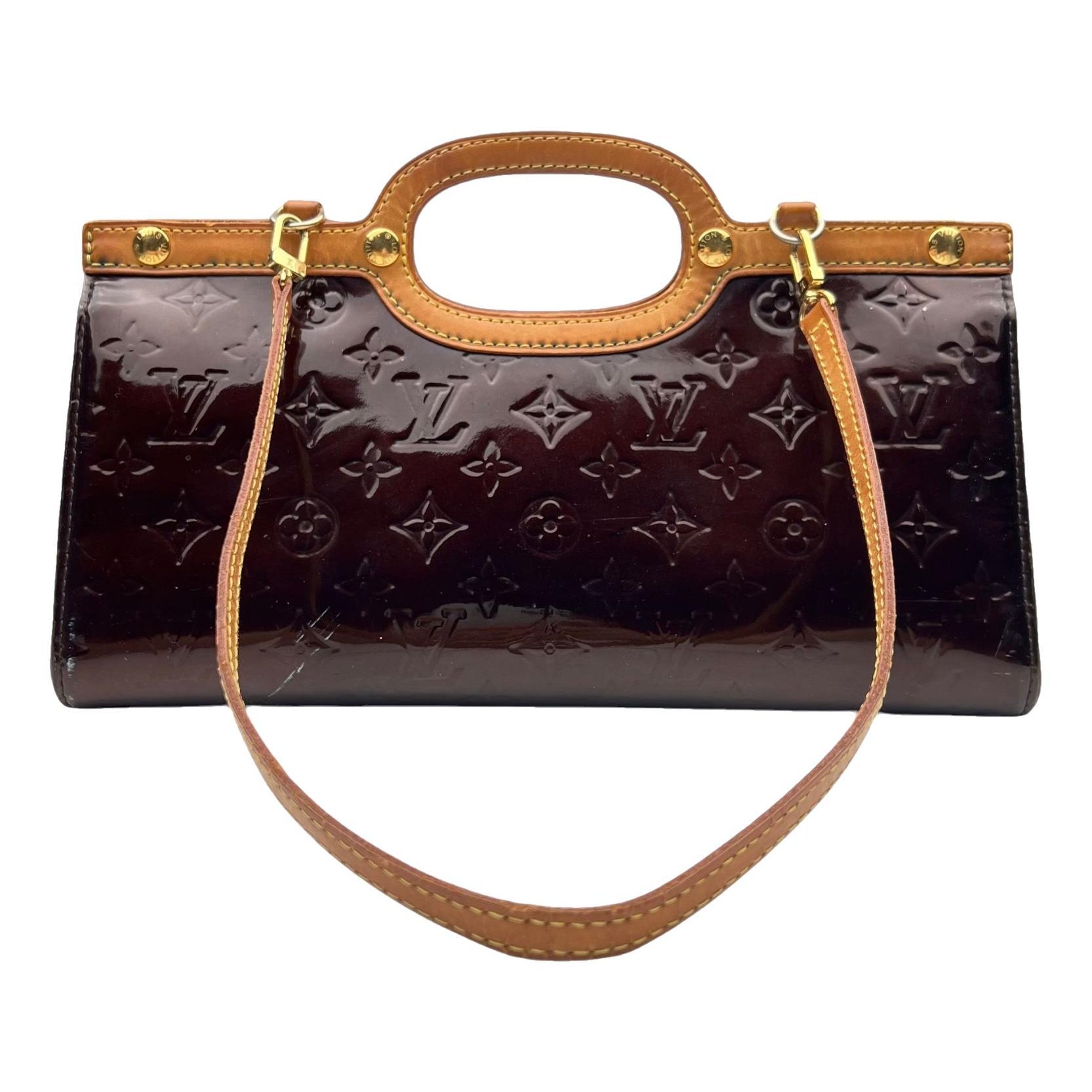 Roxbury patent leather handbag