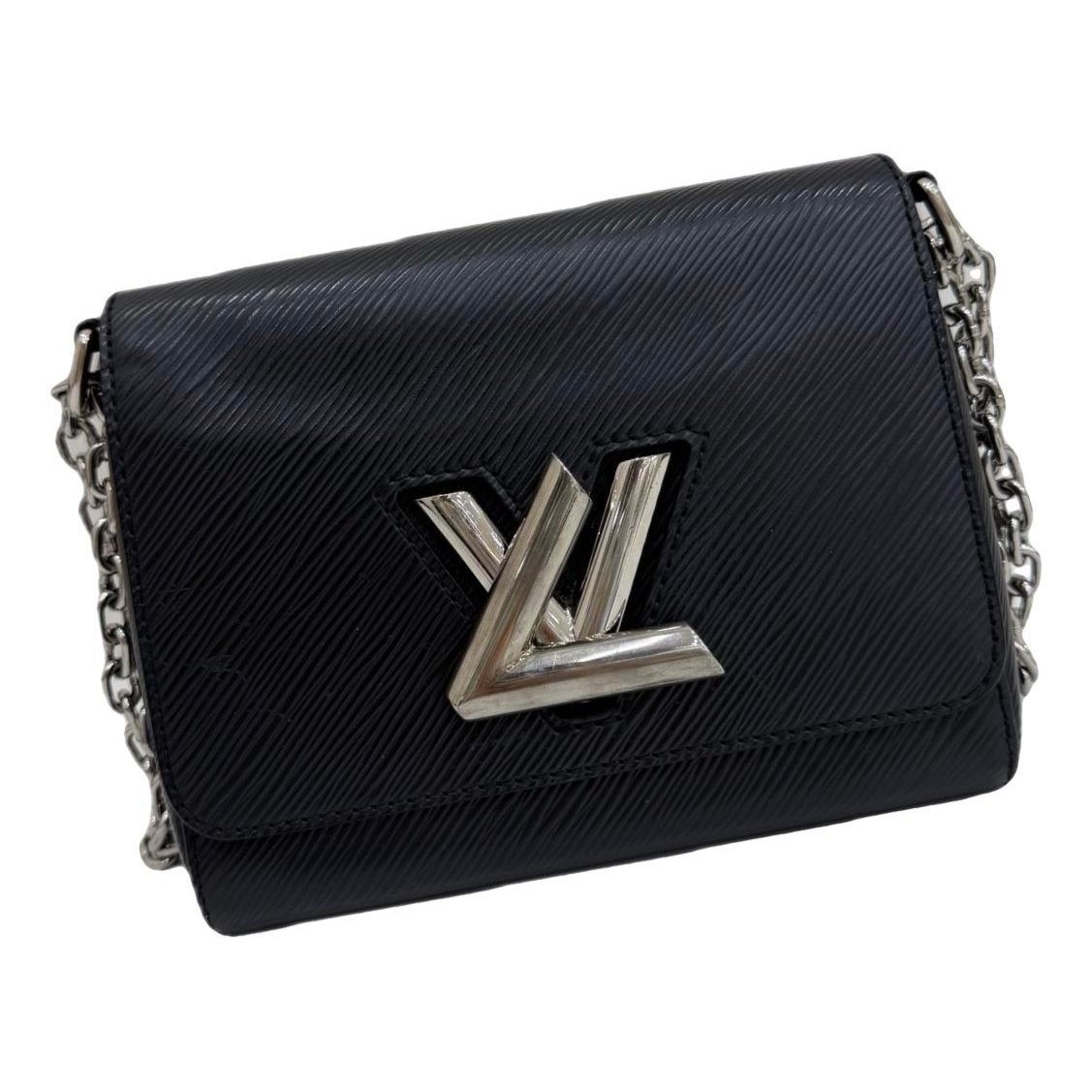 Twist leather handbag