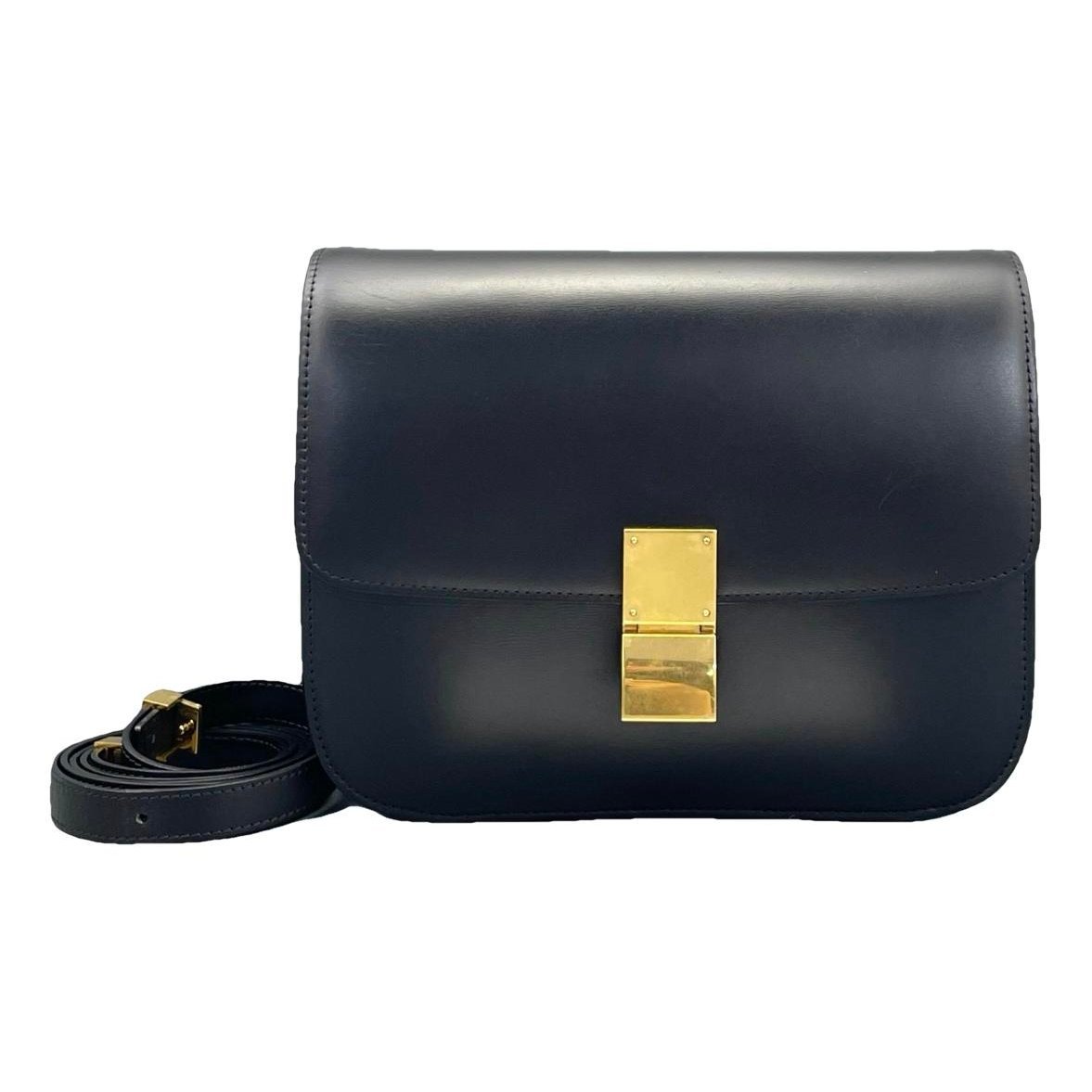 Classic leather crossbody bag
