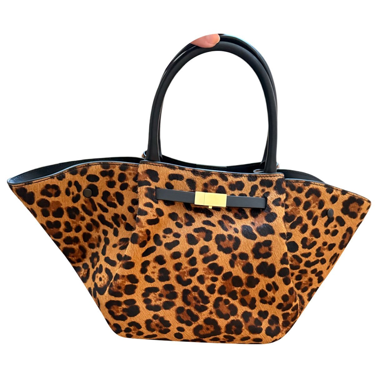 Leather tote