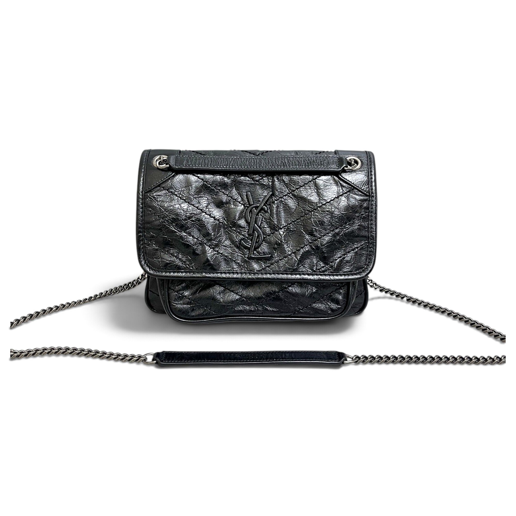 Niki leather crossbody bag