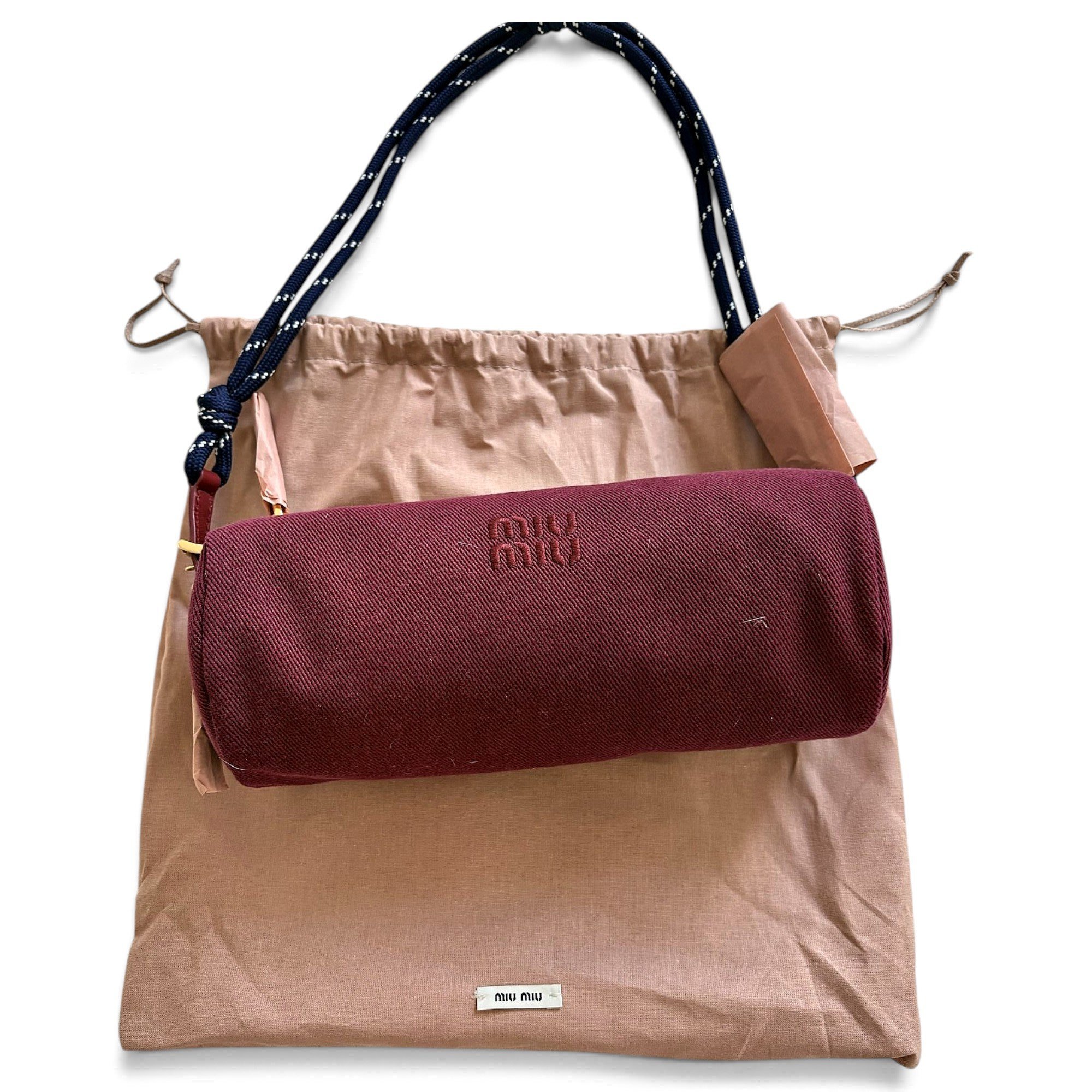 Miu Spirit cloth handbag