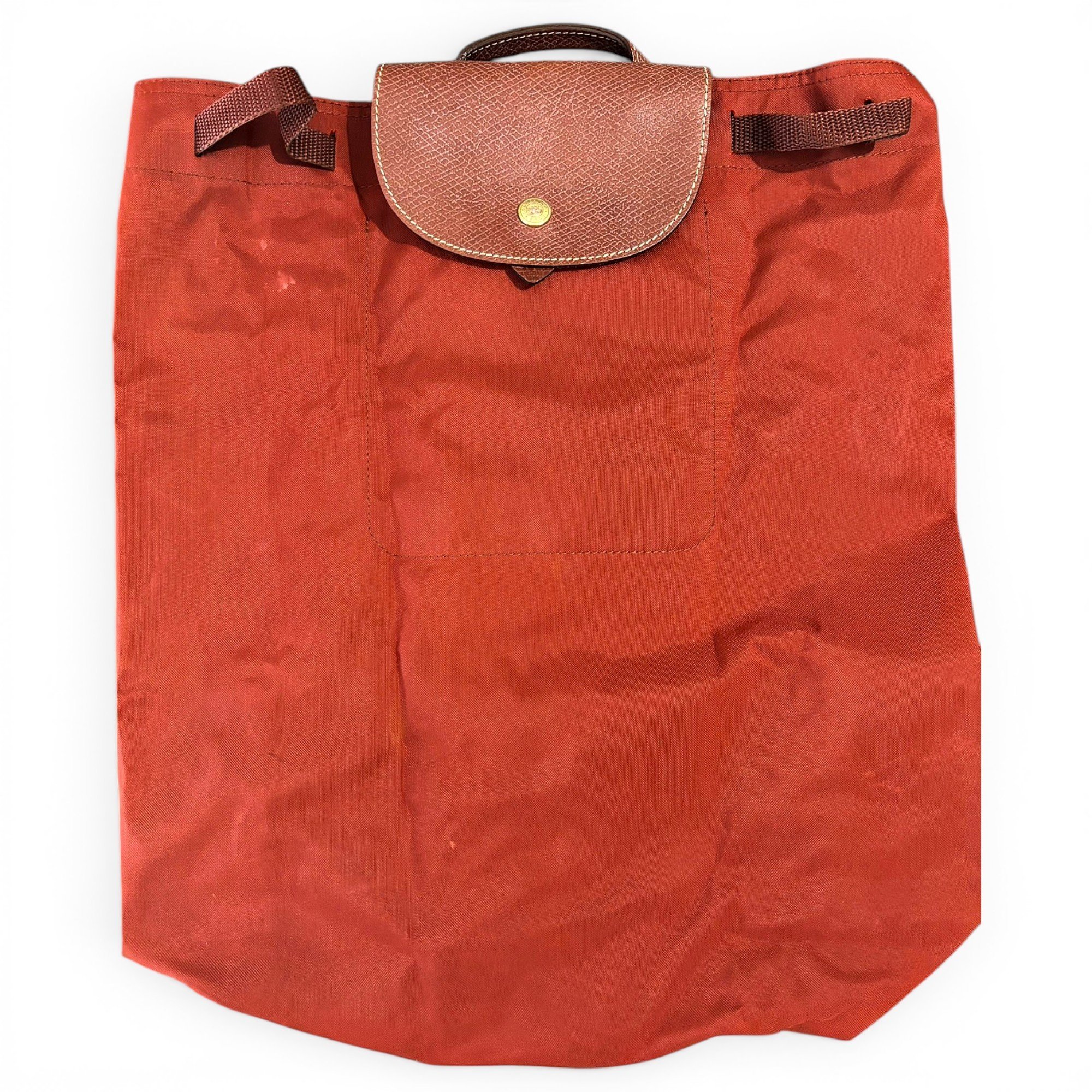 Pliage leather backpack