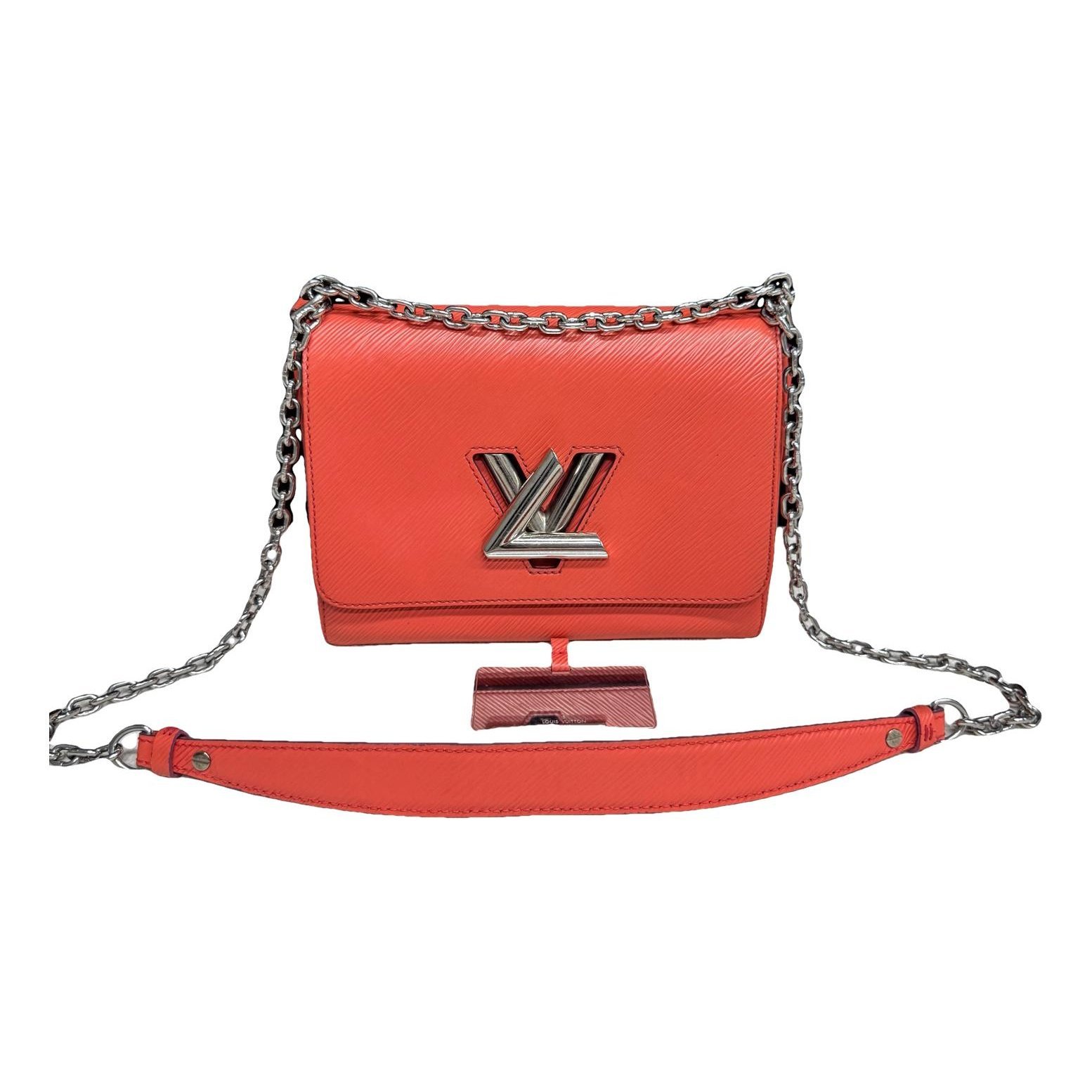 Twist leather handbag