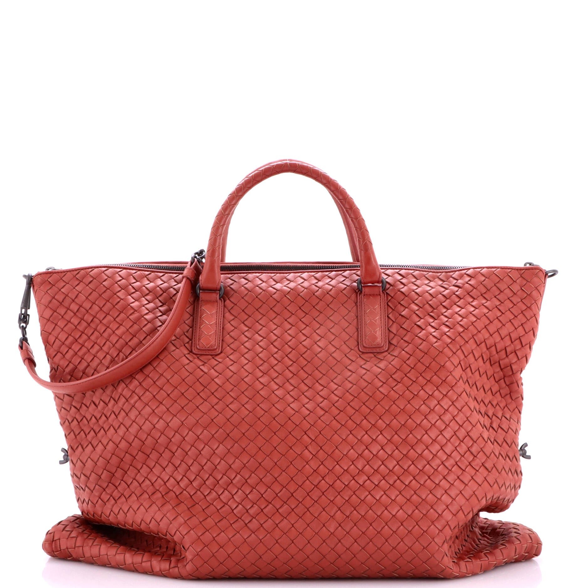 Convertible Satchel Intrecciato Nappa Maxi