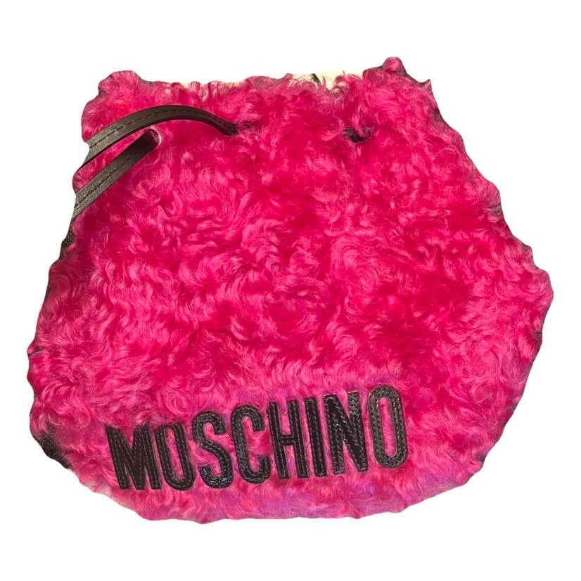 Faux fur crossbody bag