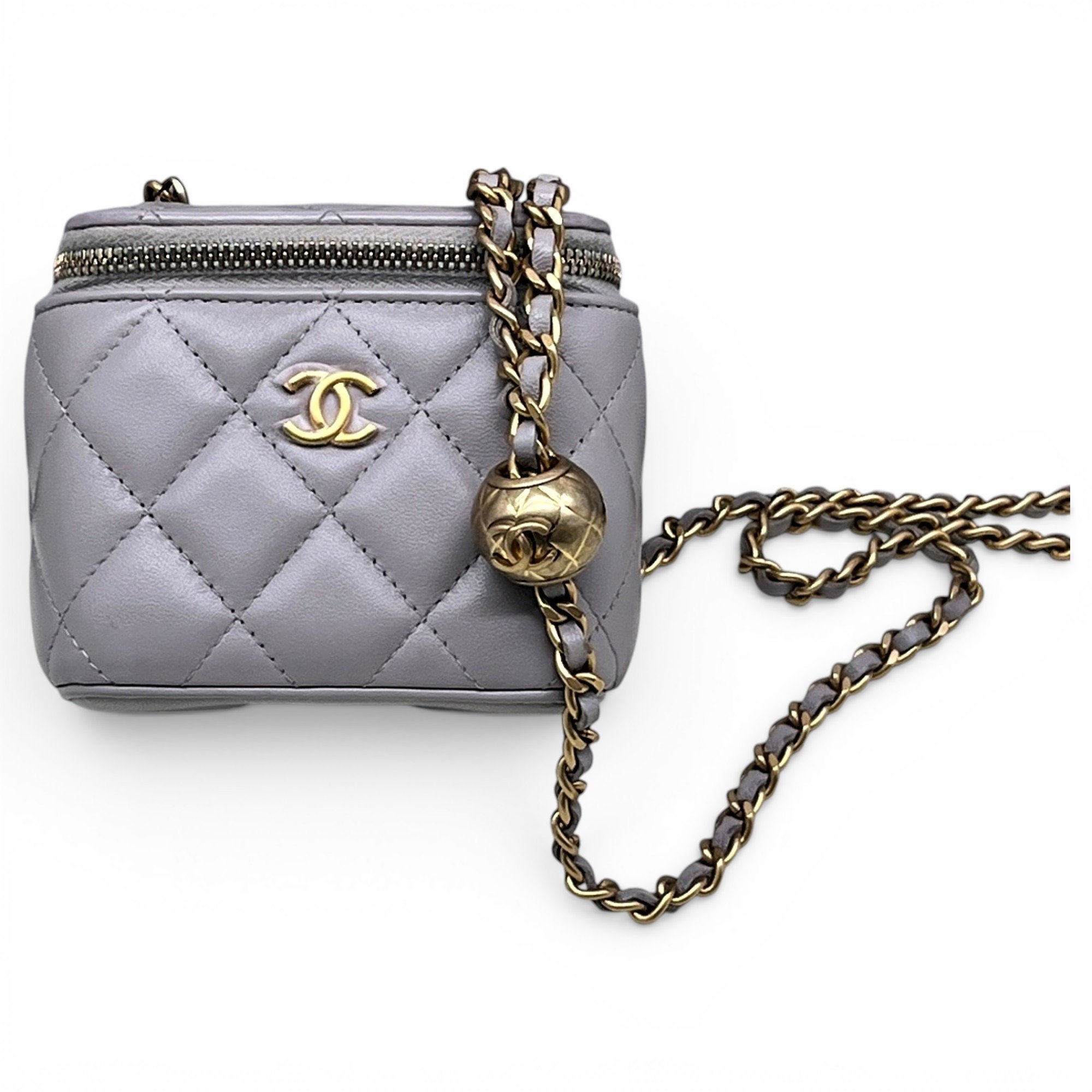 Trendy CC Vanity leather handbag