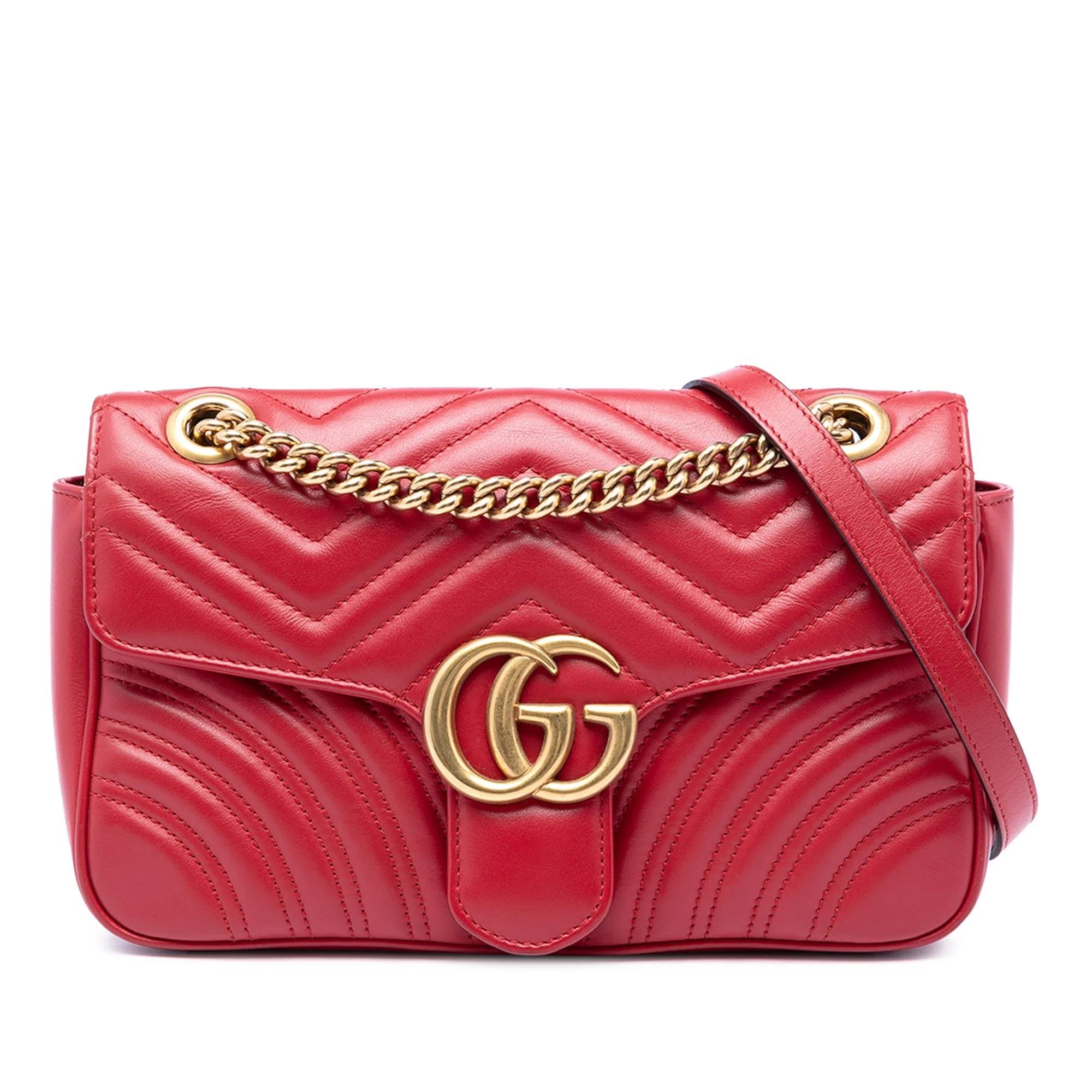 GG Marmont pony-style calfskin handbag
