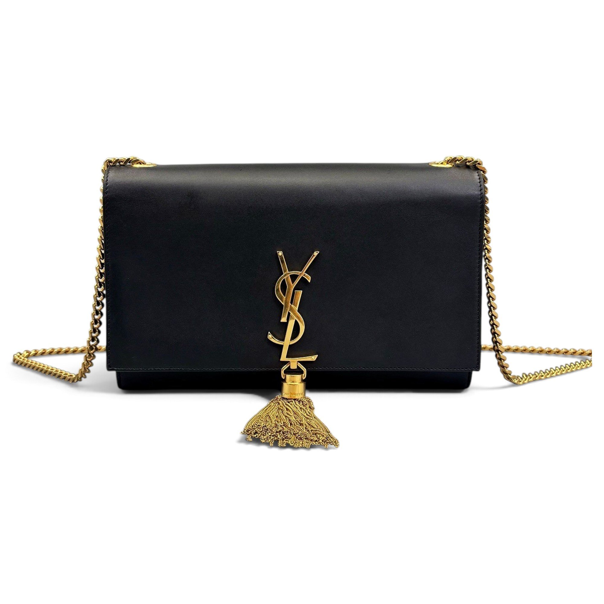Pompom Kate leather handbag