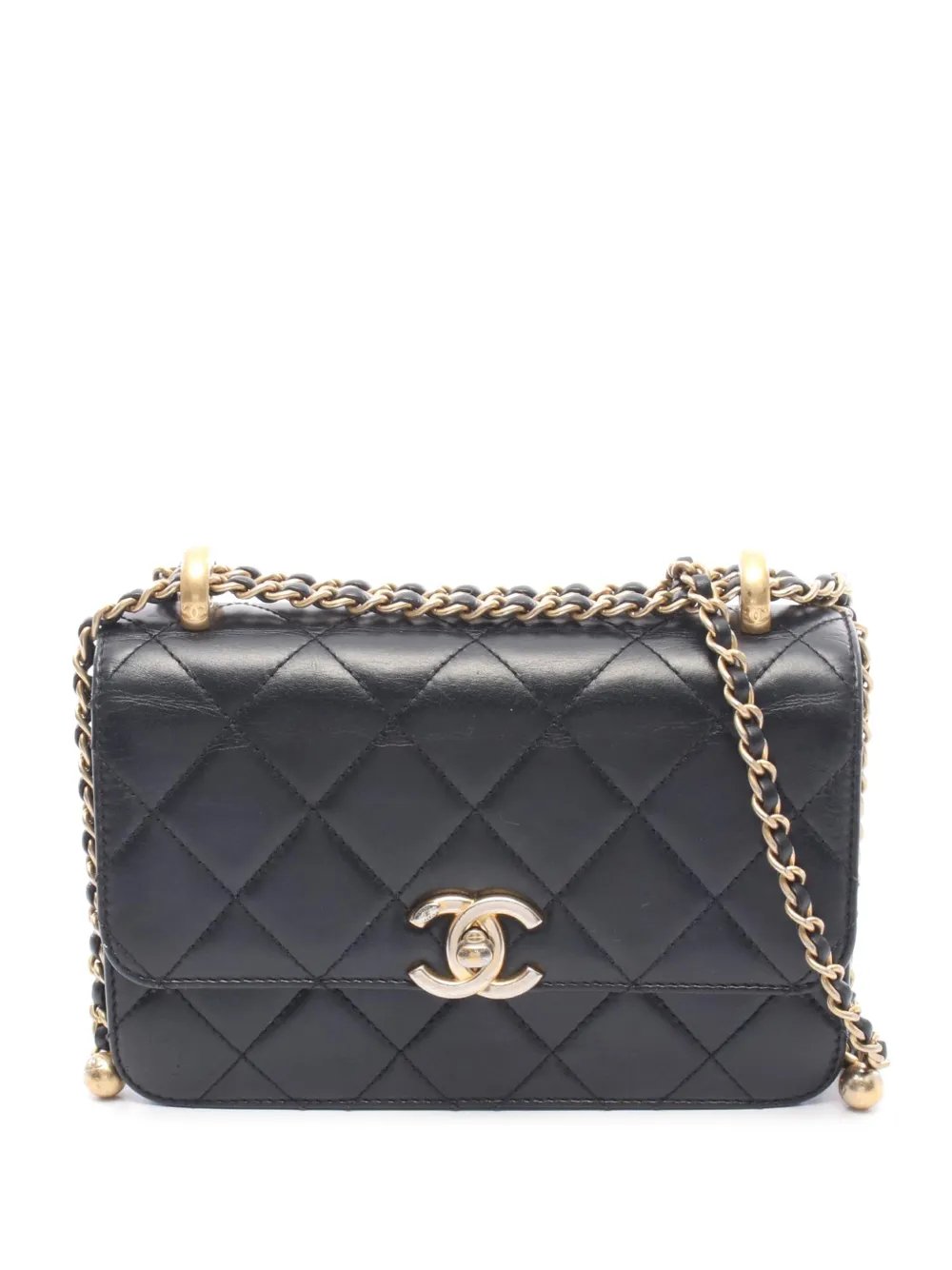 2021-2026 Mini Quilted Lambskin Perfect Fit Flap crossbody bag
