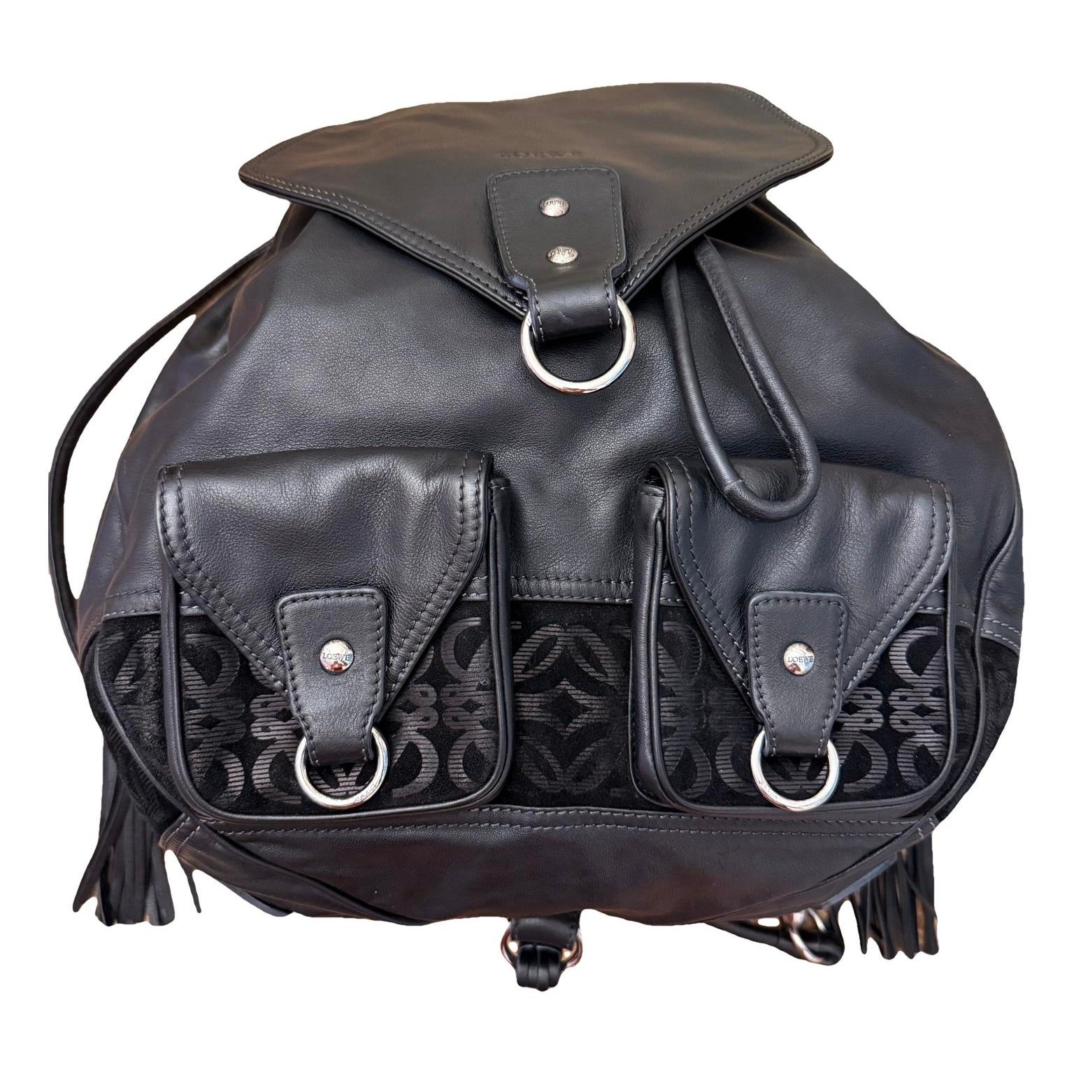 Rucksack leather backpack