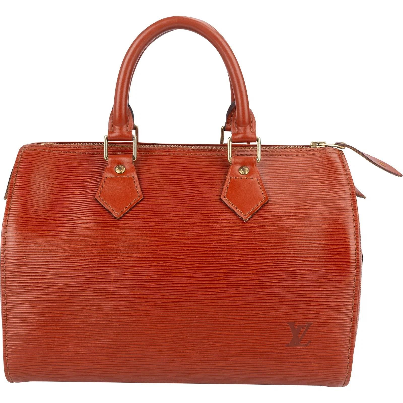 Speedy leather handbag