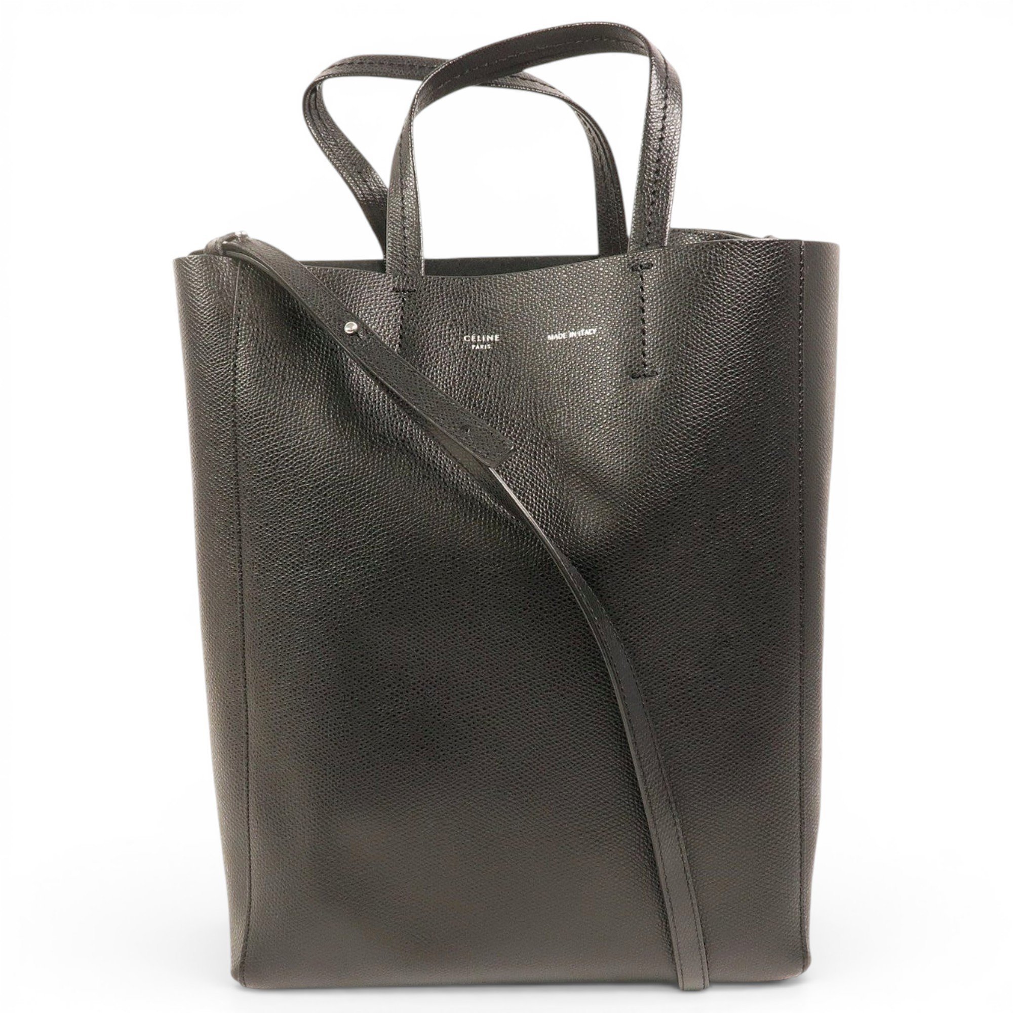 Cabas Horizotal leather tote