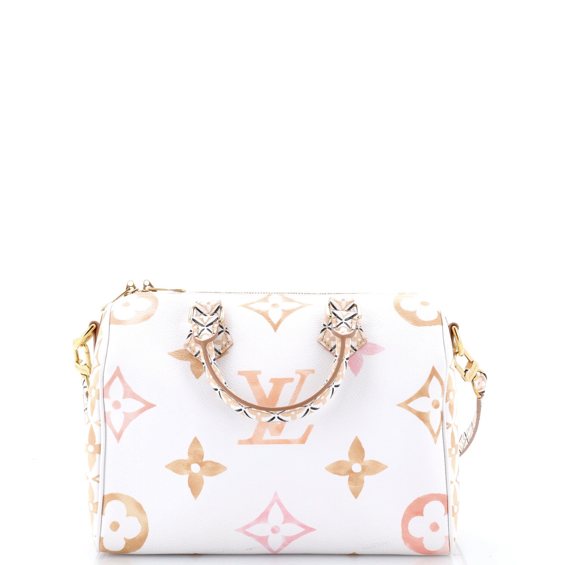 Speedy Bandouliere Bag By The Pool Monogram Watercolor Giant 25