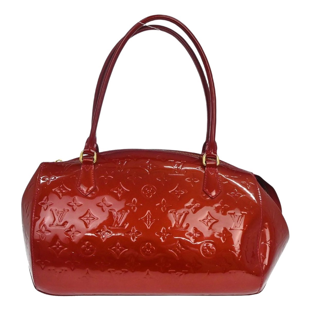 Sherwood patent leather handbag