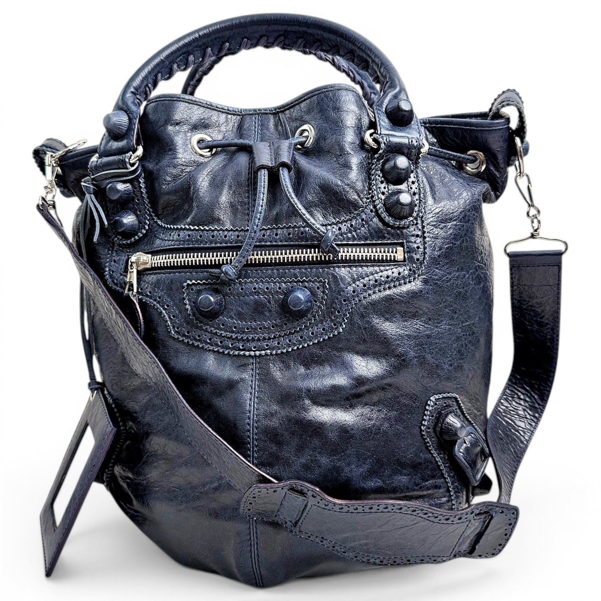 Le Cagole leather handbag