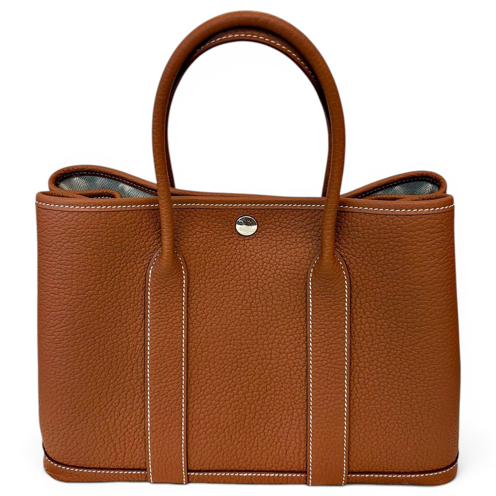 Garden Party leather handbag