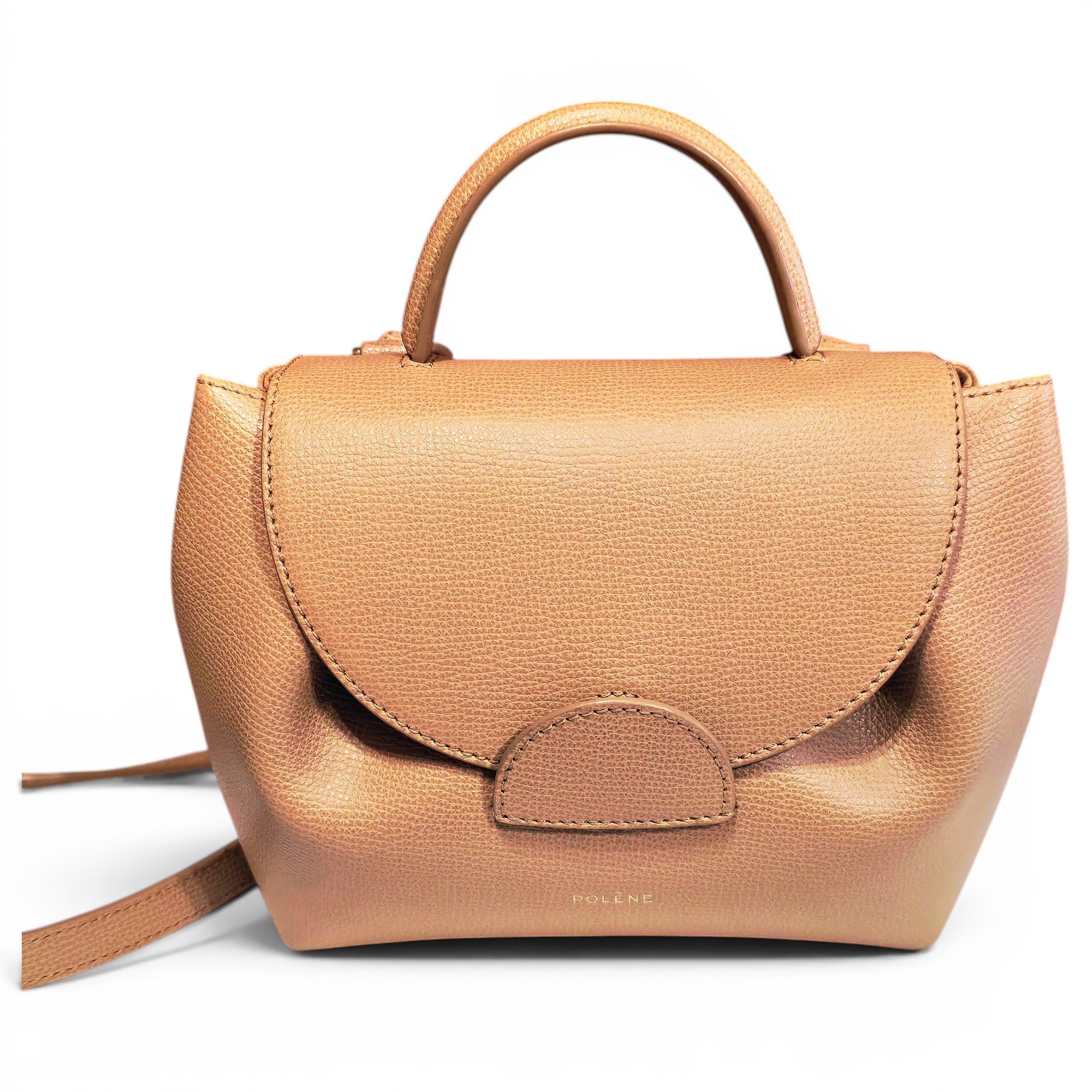 Polene Numéro un leather crossbody bag