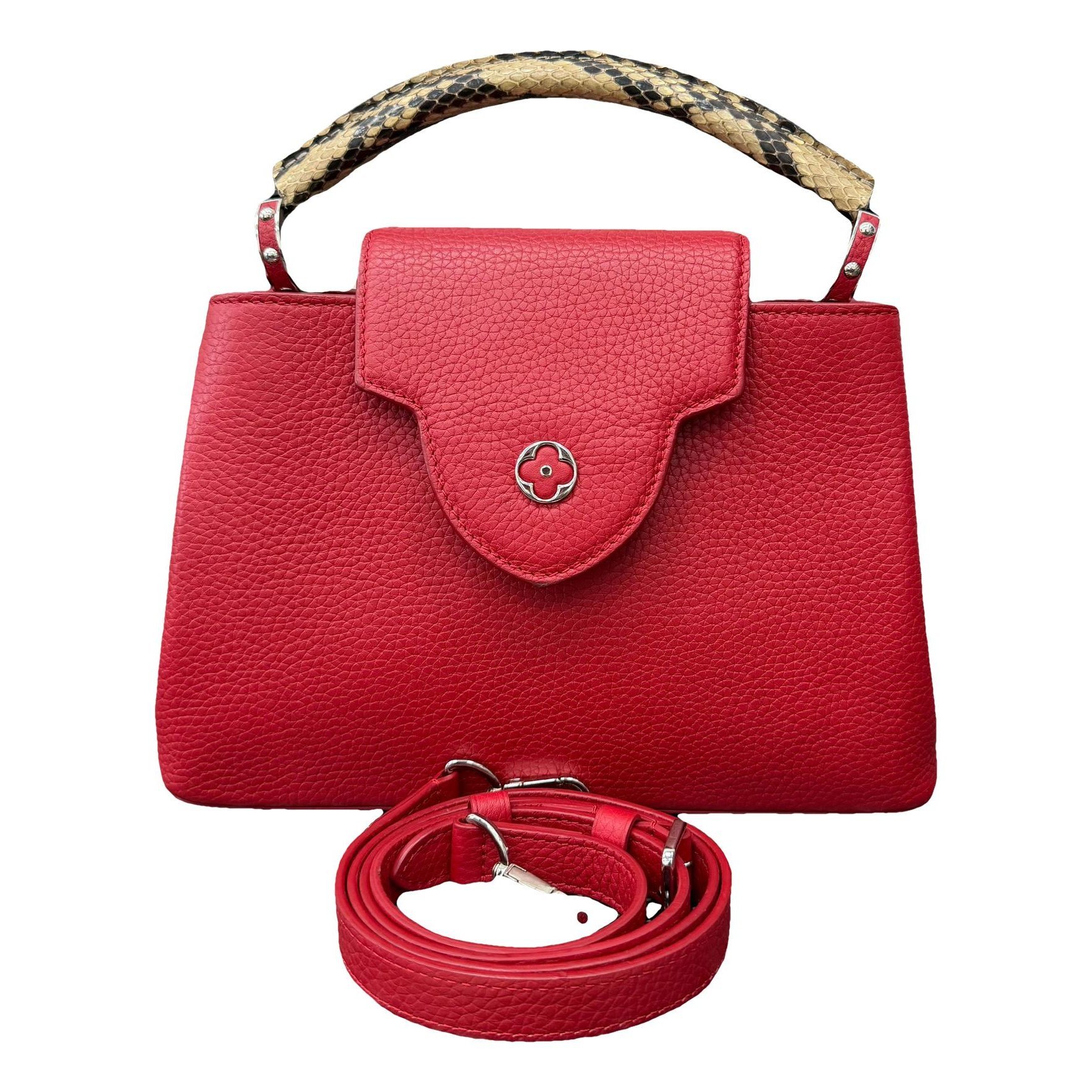 Capucines leather handbag