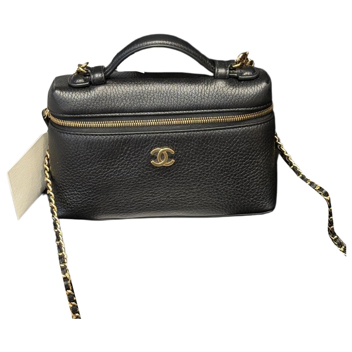 Vanity leather handbag