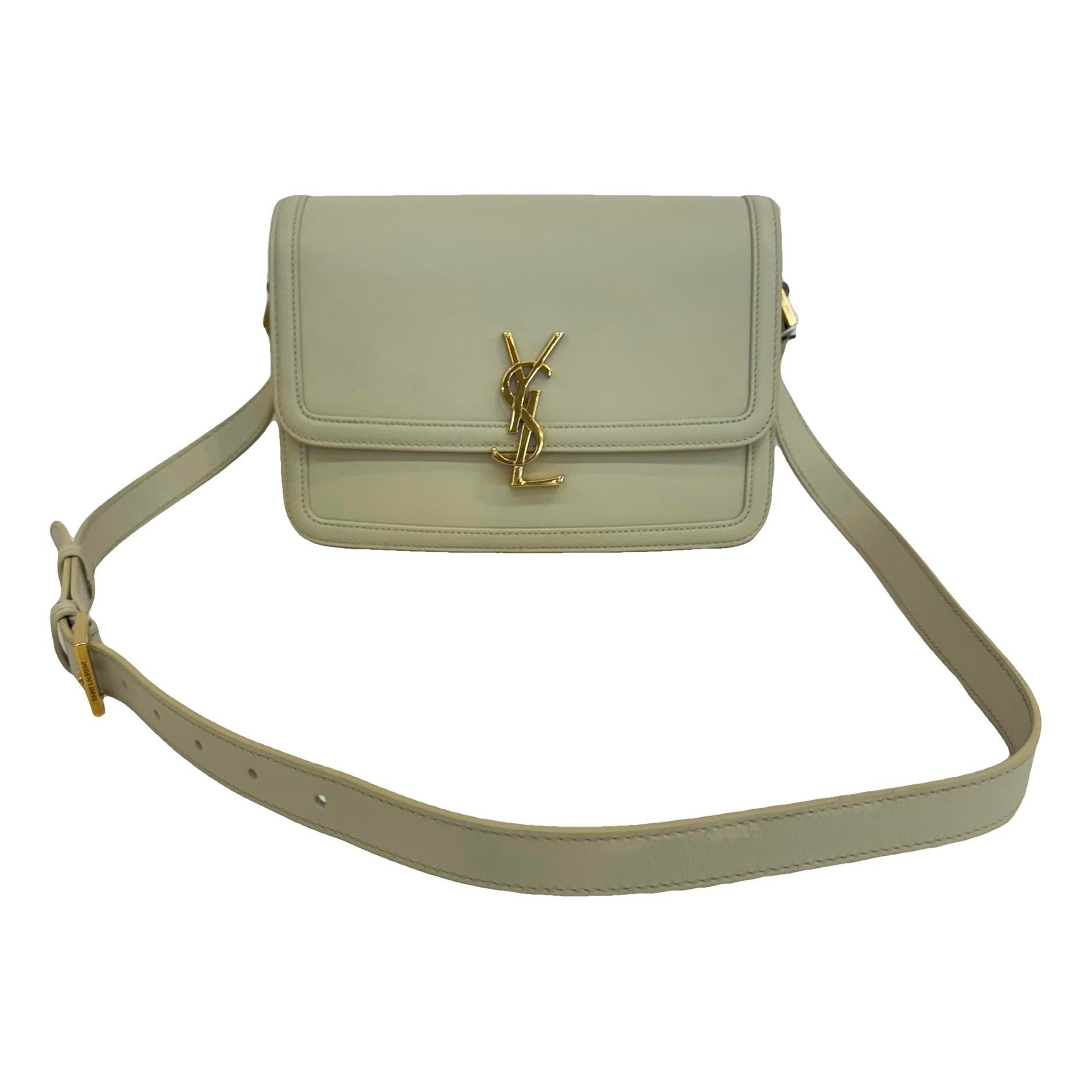 Solférino leather handbag