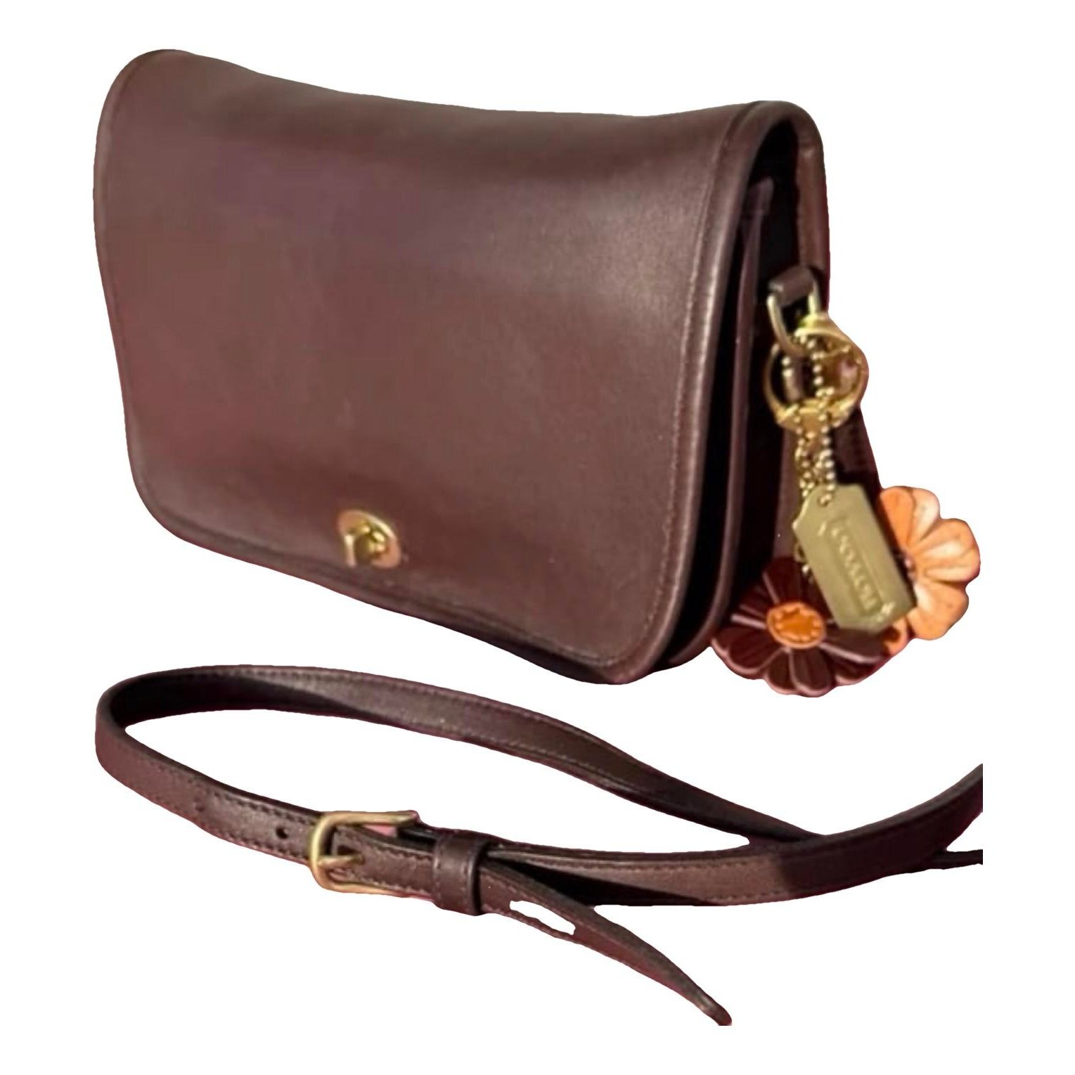 Smooth Crossbody leather crossbody bag