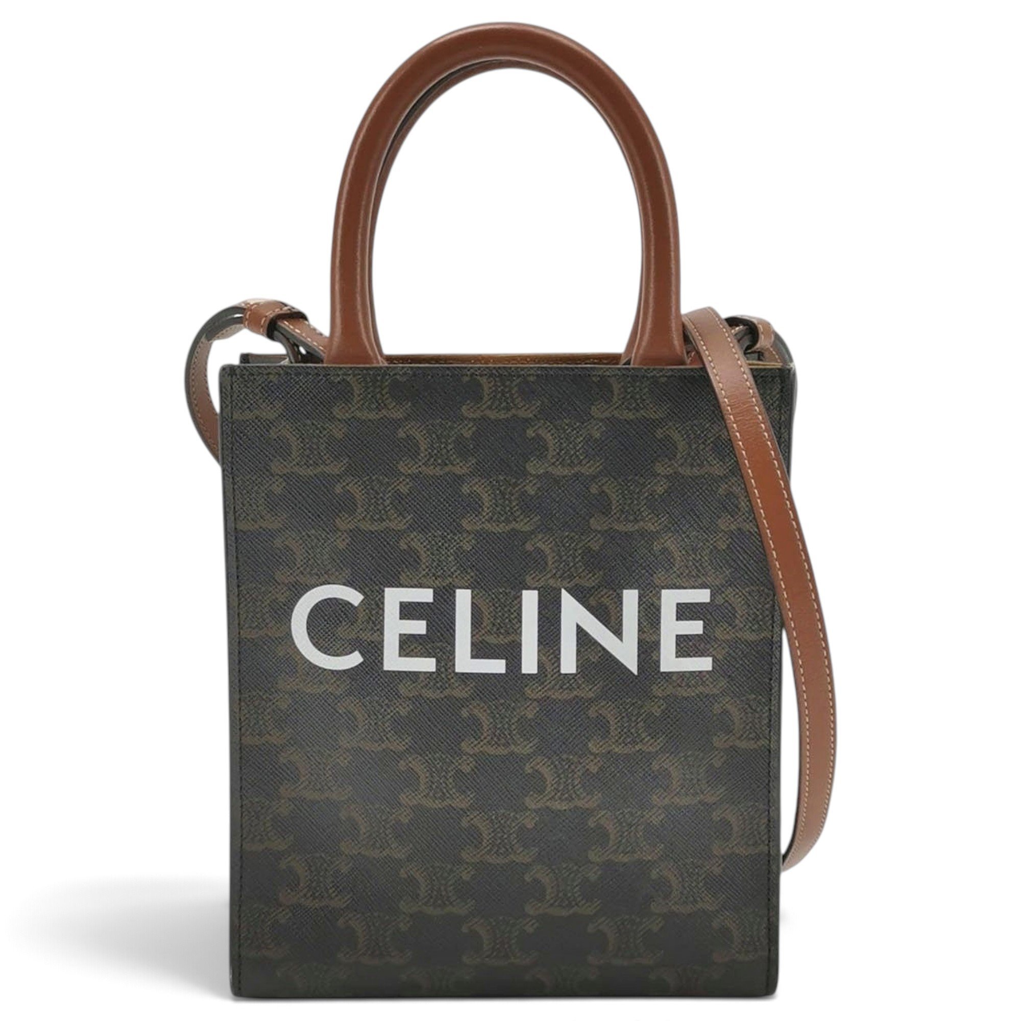 Cabas leather handbag