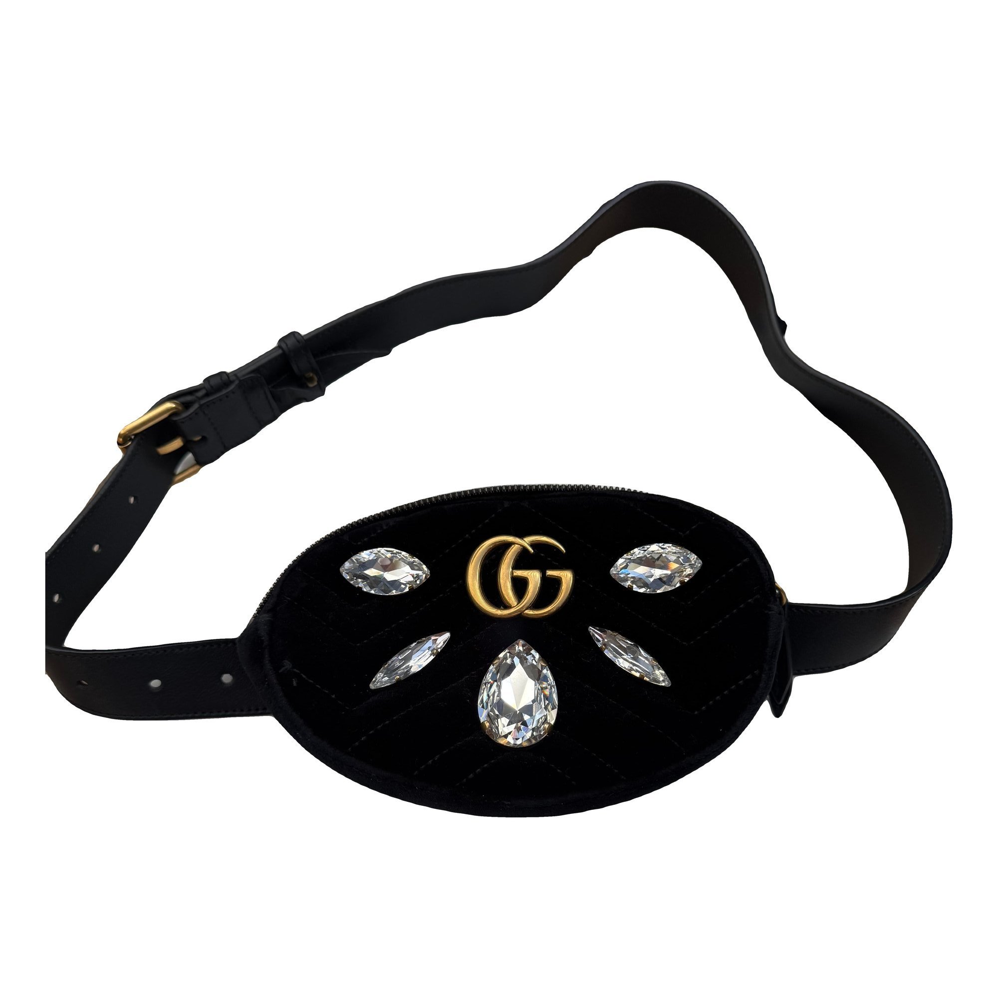 Marmont velvet clutch bag