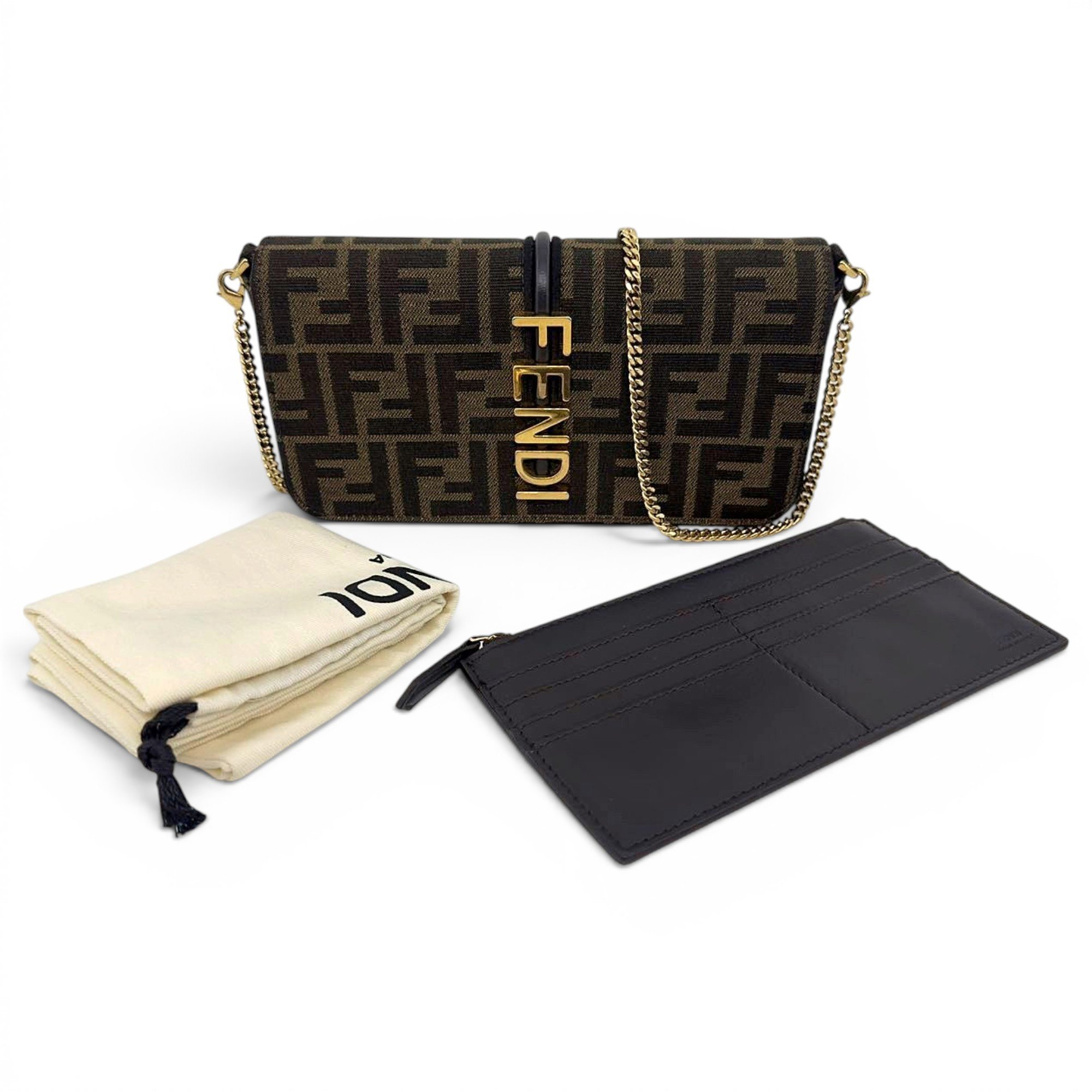 Fendigraphy cloth handbag