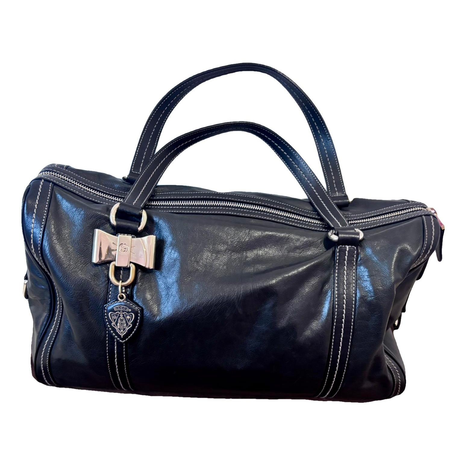 Leather handbag