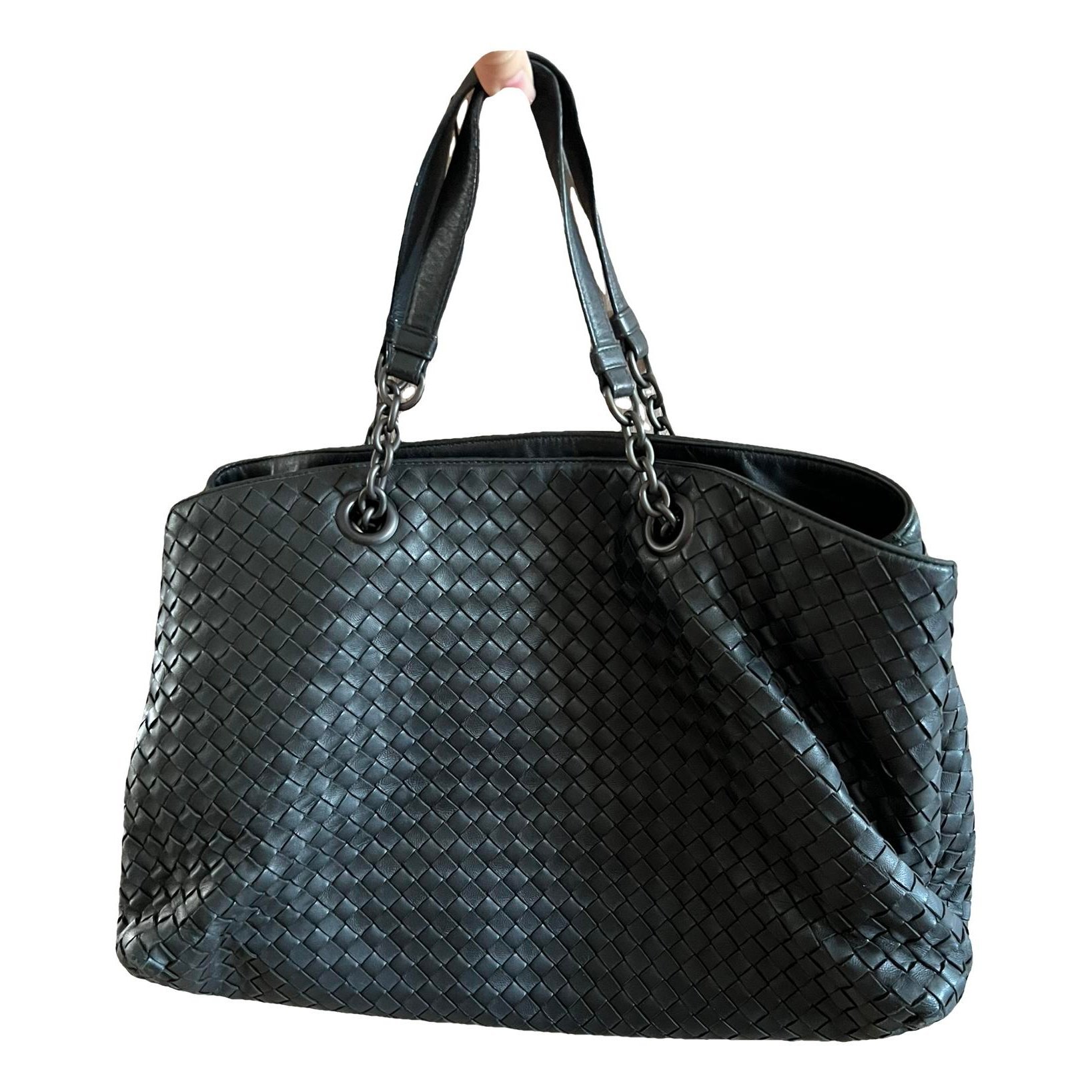 Leather handbag