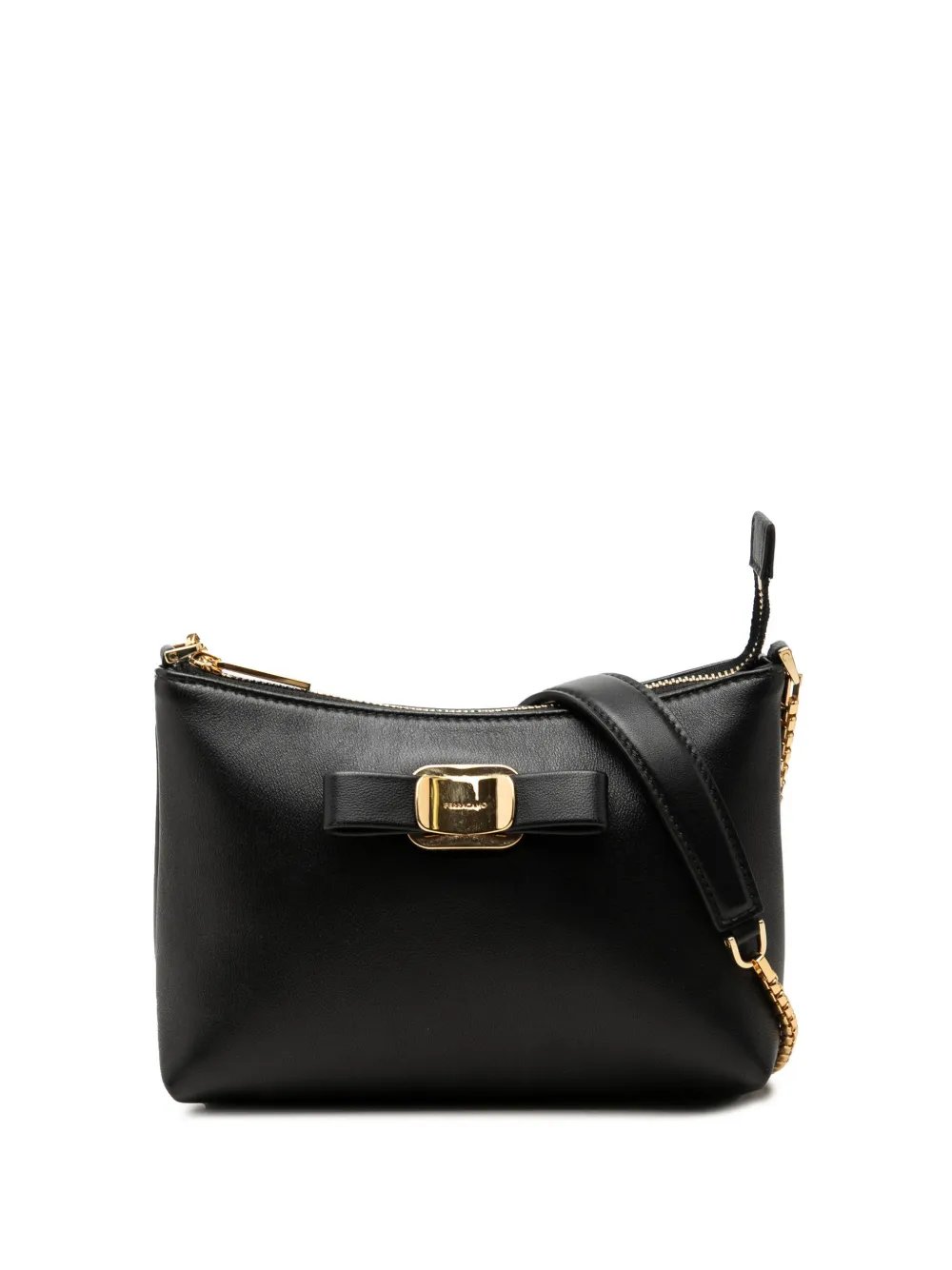 Ferragamo 2010-2026 Mini Leather Vara Bow Chain crossbody bag