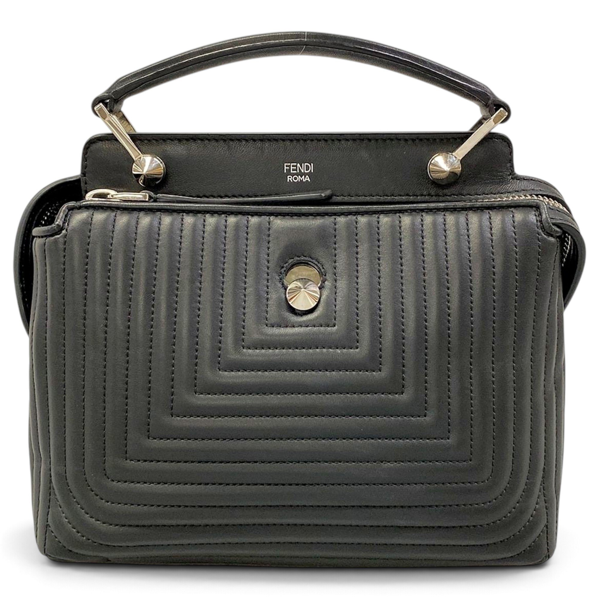 Dot Com leather handbag