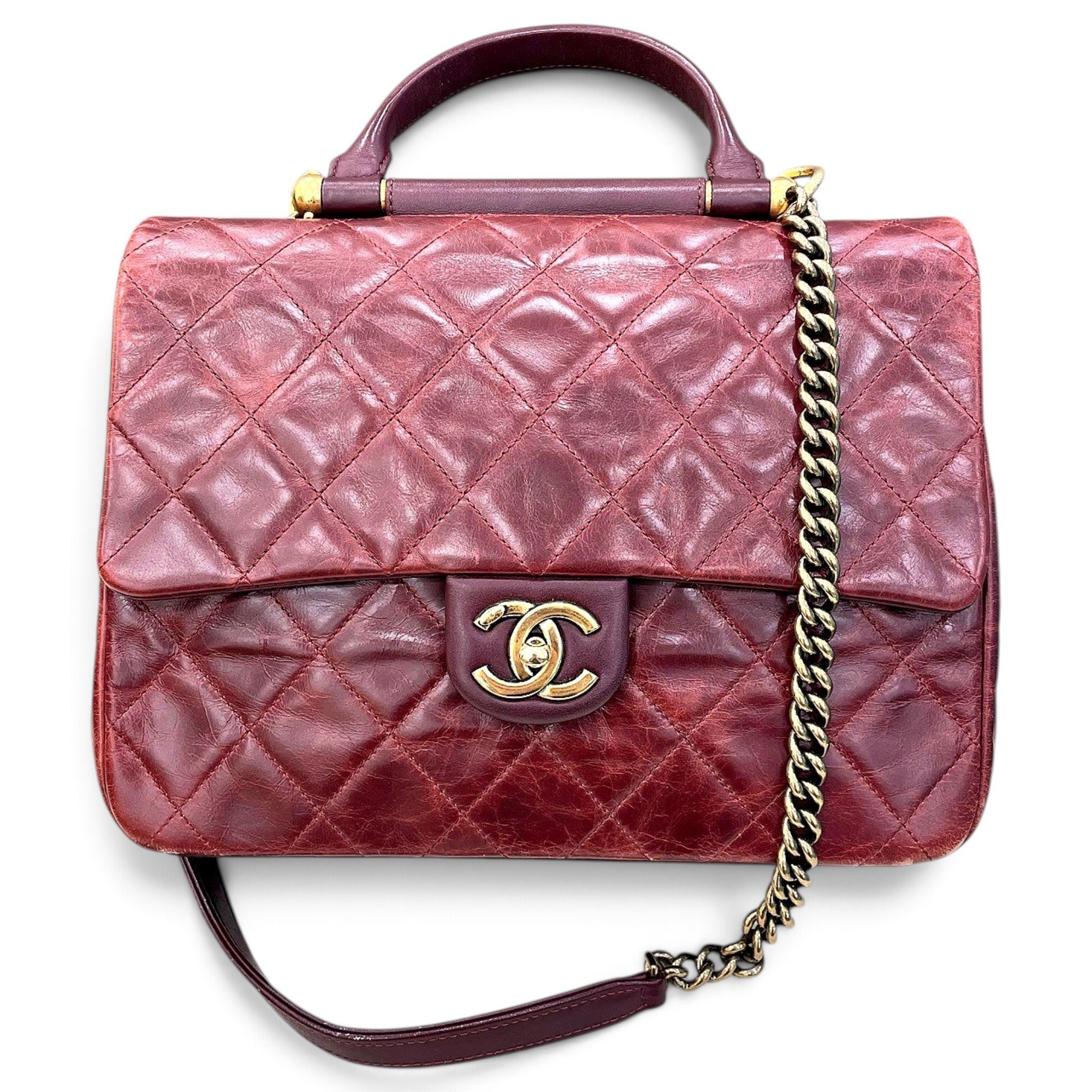 Leather handbag